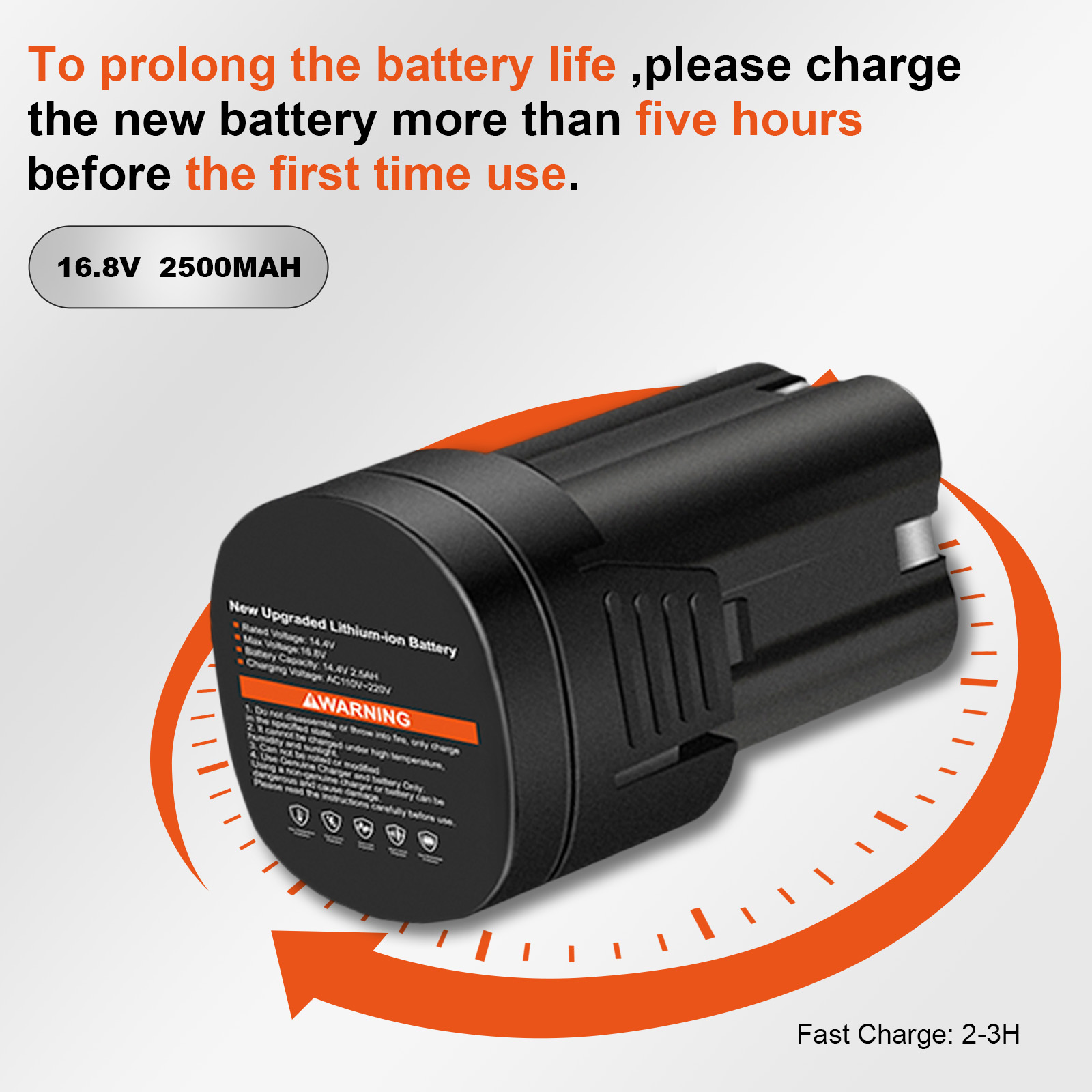 16.8V 2.5Ah Lithium-ion Battery for KT930