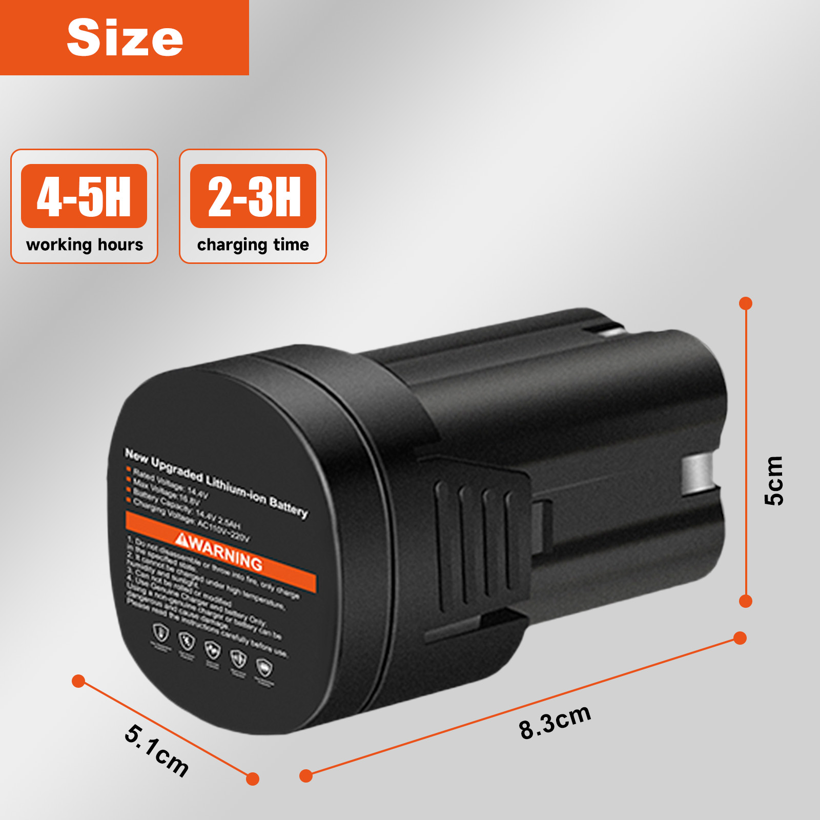 16.8V 2.5Ah Lithium-ion Battery for KT930