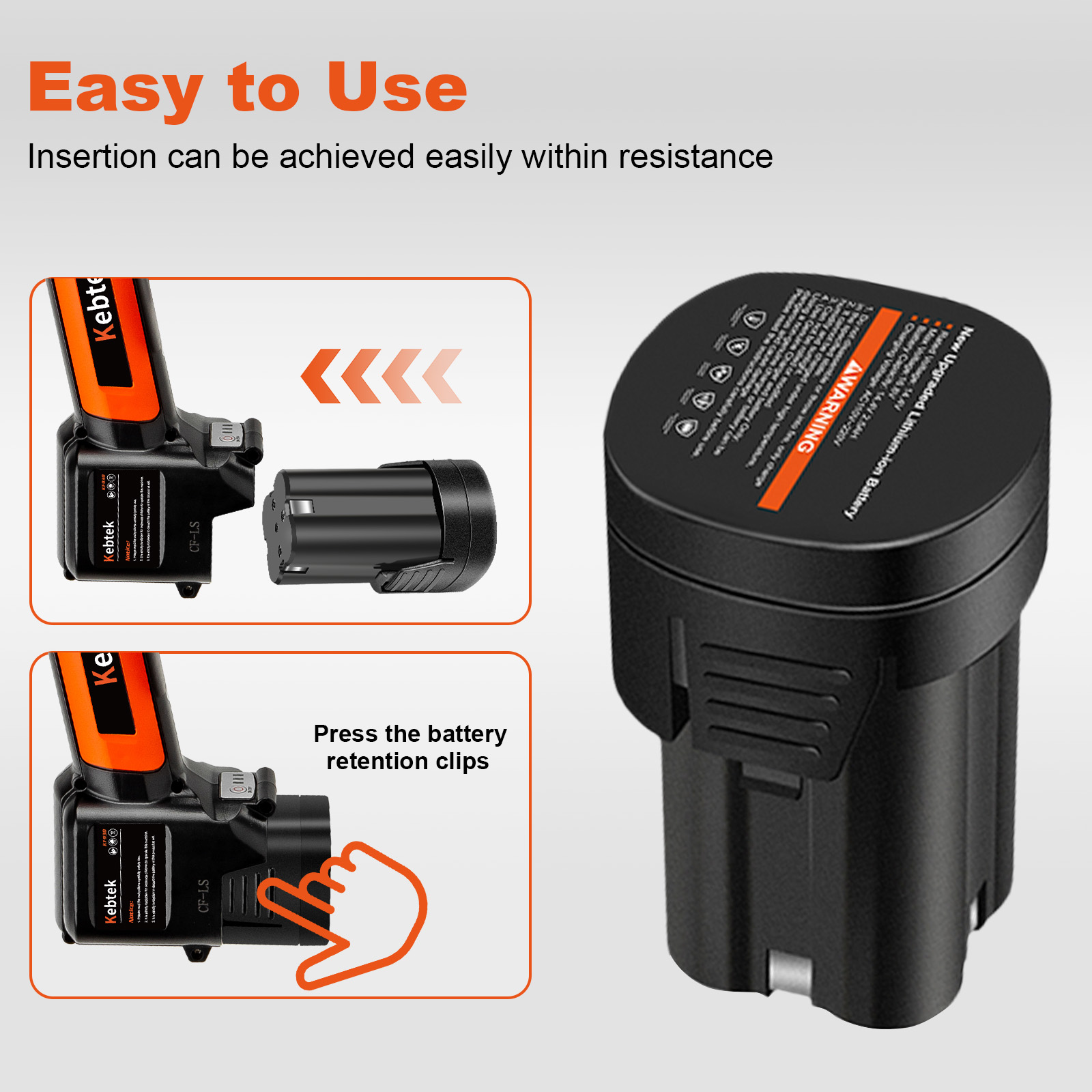 16.8V 2.5Ah Lithium-ion Battery for KT930