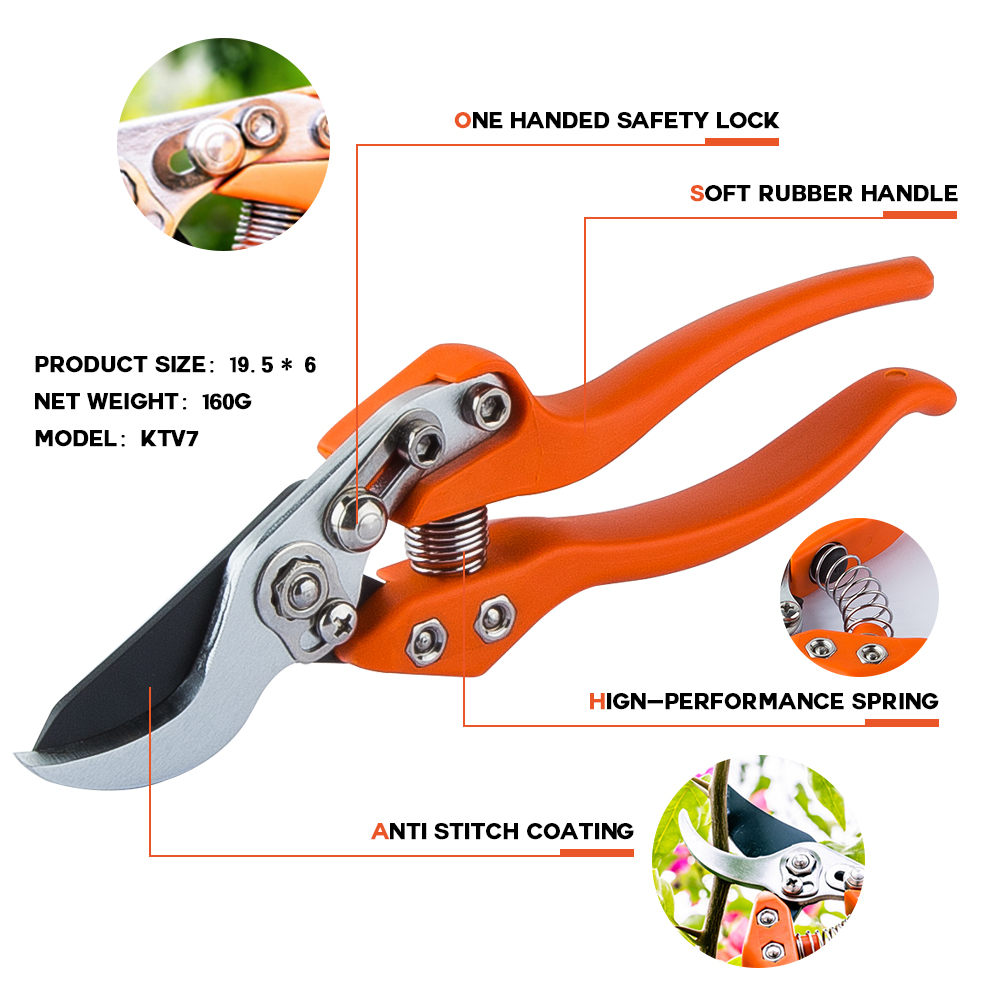 20MM Heavy Duty Garden Shear Hand Pruner KTV7
