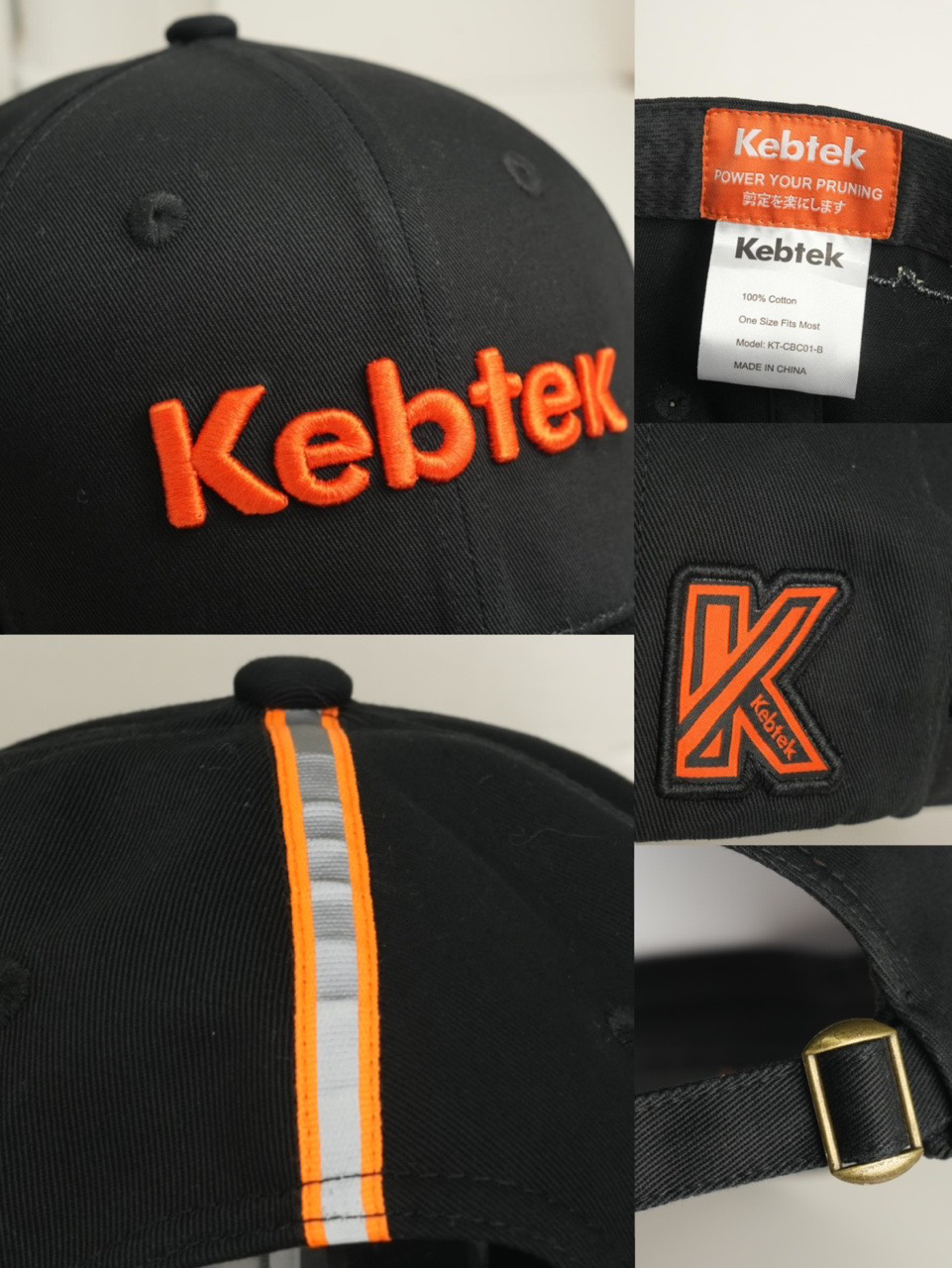 Kebtek Baseball Cap, 100% Cotton Breathable Outdoor Hat