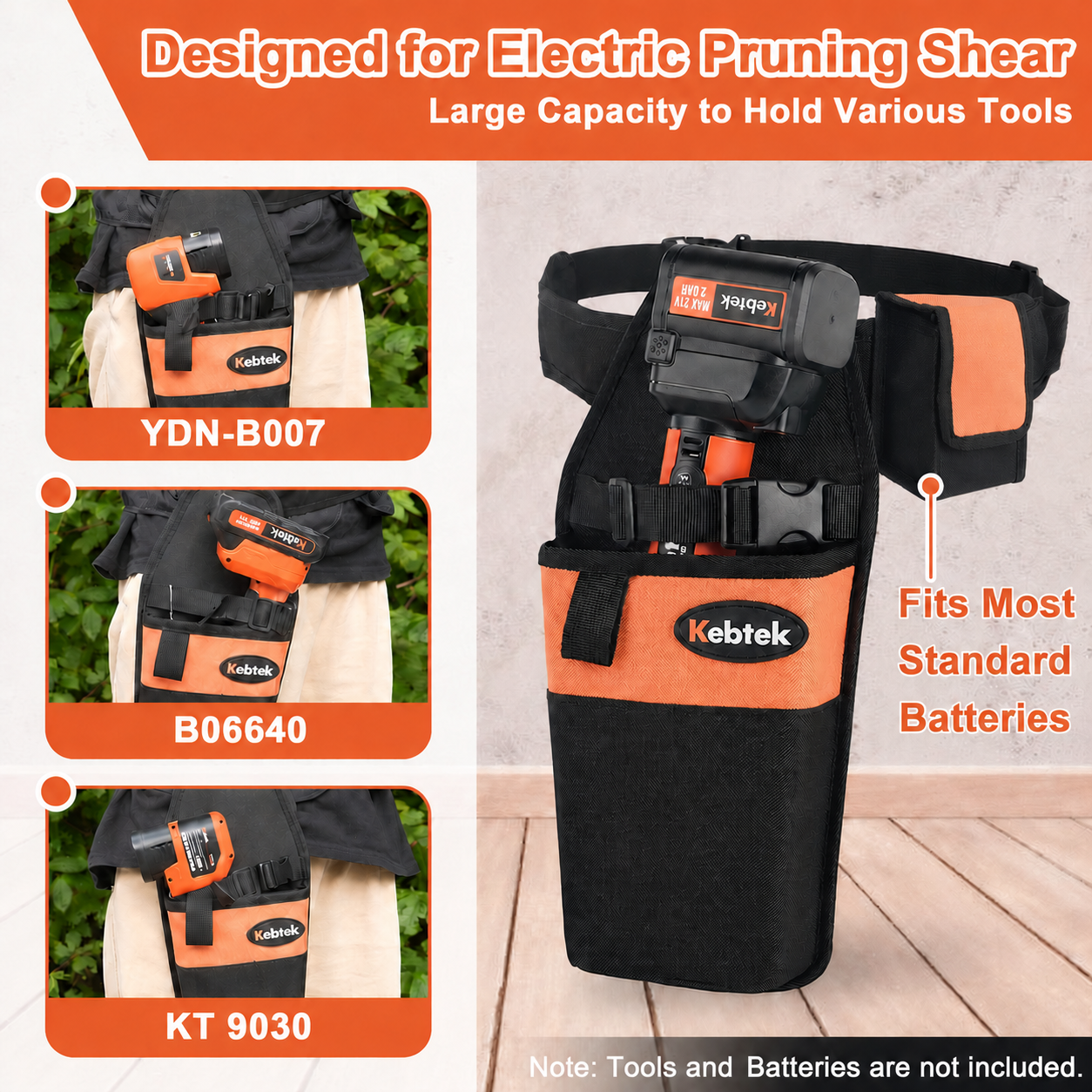 2026 NEW Electric Pruner Holster & Battery Pouch Combo with Belt