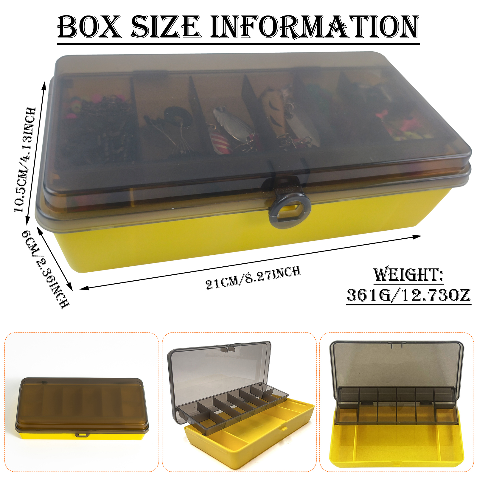 FREE FISHER Fishing Tackle Box,145pcs Fishing Lures Kit,VIB Minnow Popper,Soft Worm,Fishing Pliers Spinnerbait Hooks Accessories