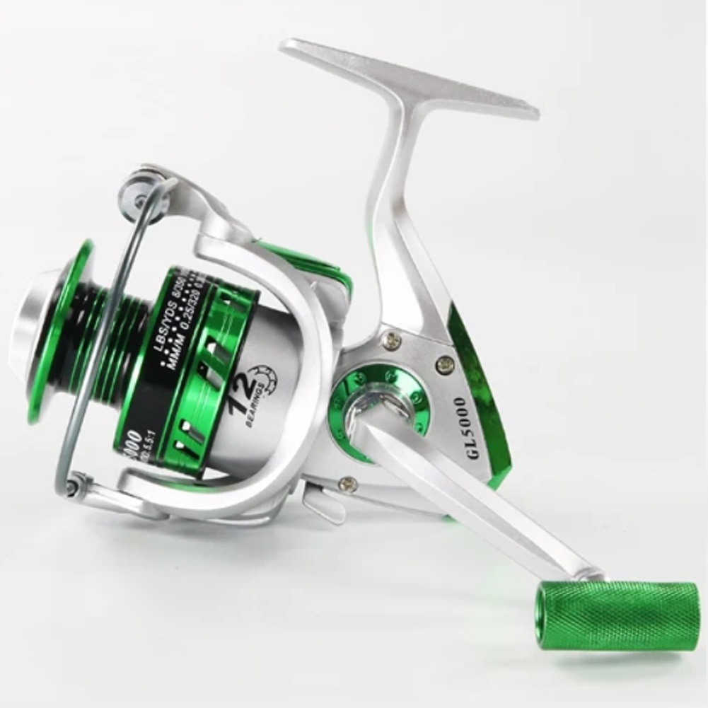 FREE FISHER Fishing Spinning Wheel Metal Spool 5.5:1 Ratio Fishing Reels 1000-7000 Smooth Ultralight Spinner Reels for Freshwater/Saltwater