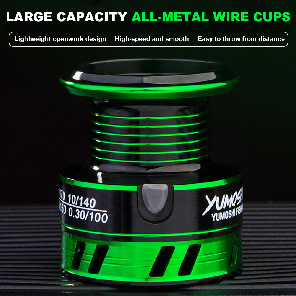 FREE FISHER Fishing Spinning Wheel Metal Spool 5.5:1 Ratio Fishing Reels 1000-7000 Smooth Ultralight Spinner Reels for Freshwater/Saltwater