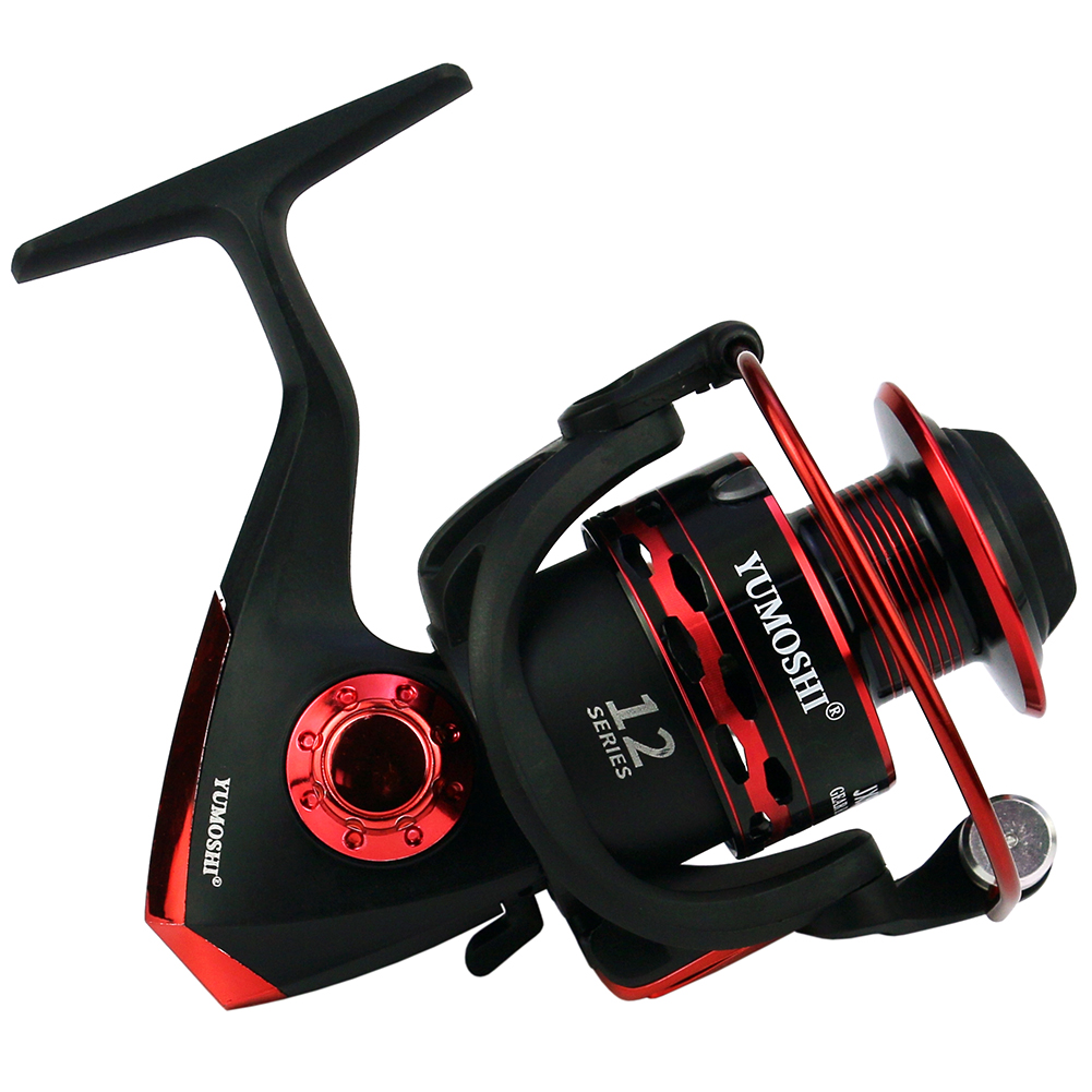 FREE FISHER Fishing Spinning Wheel Wood Handle Metal Spool 12+1BB Fishing Reels Ultralight Spinnning Reels for Freshwater/Saltwater