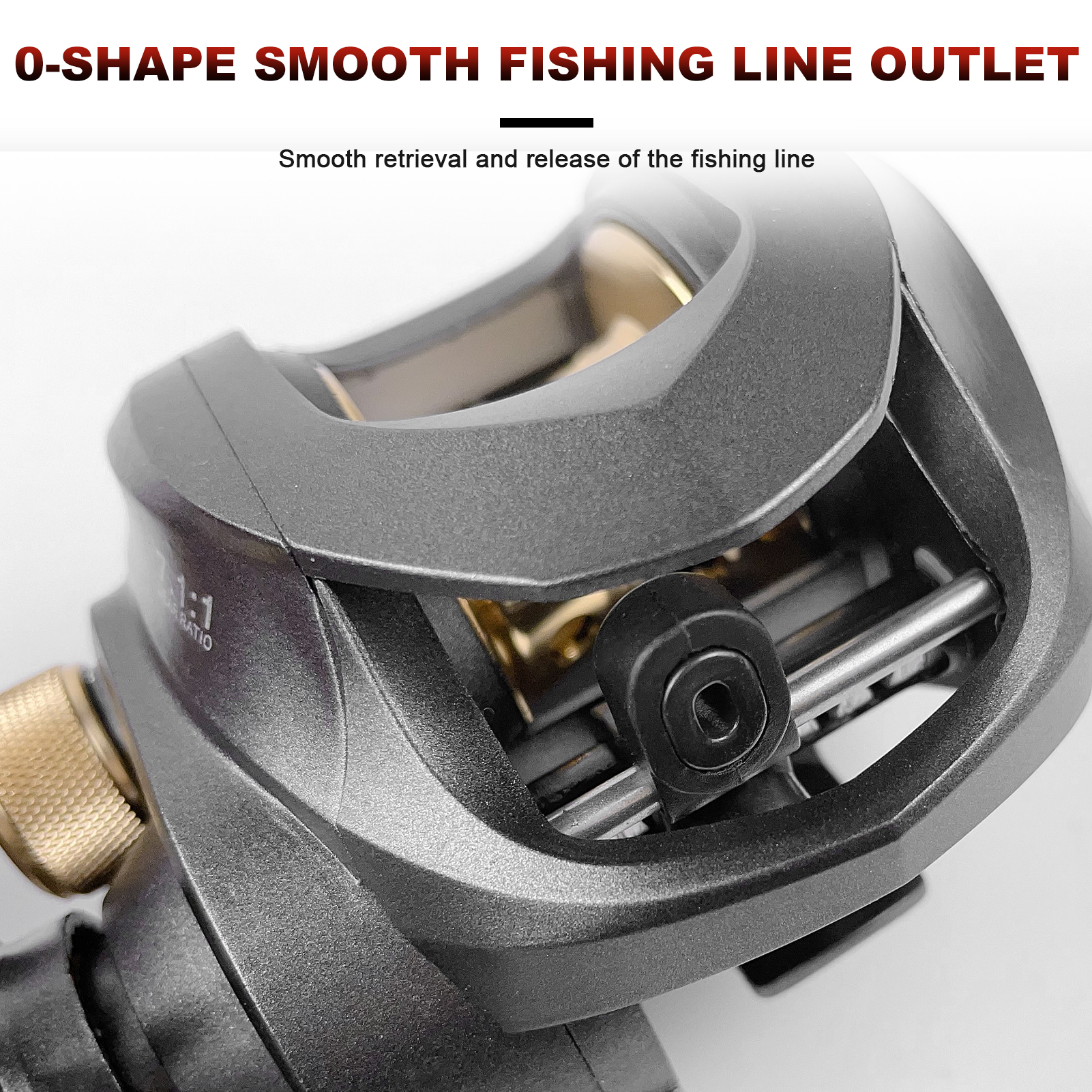 FREE FISHER Fishing Bait Casting Reel Metal Spool 7.1:1 Baitcaster Fishing Wheel 18+1BB Magnet Braking System Trolling Fish Reels