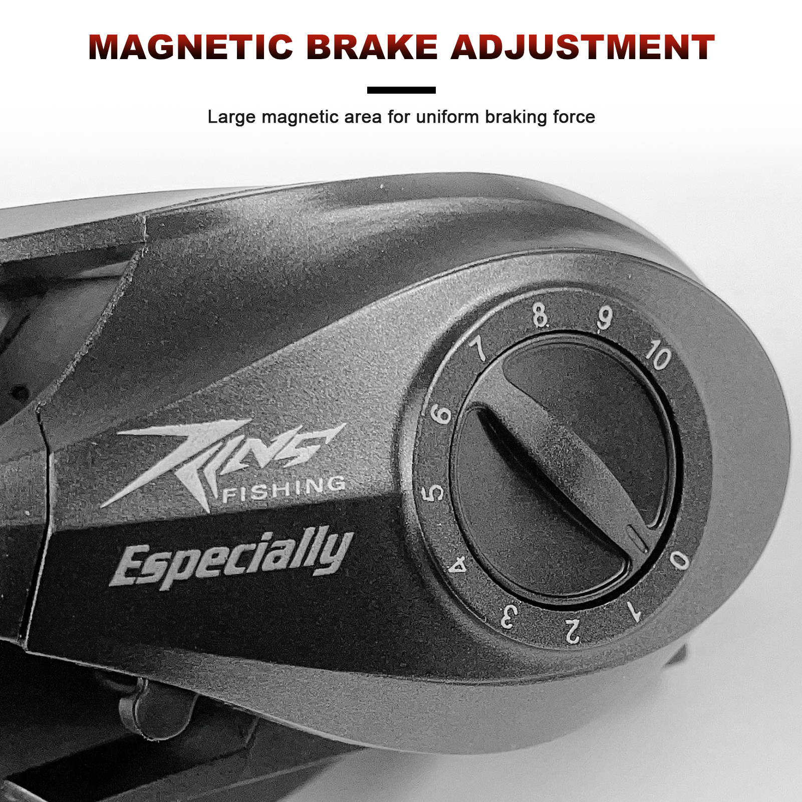 FREE FISHER Fishing Bait Casting Reel Metal Spool 7.1:1 Baitcaster Fishing Wheel 18+1BB Magnet Braking System Trolling Fish Reels