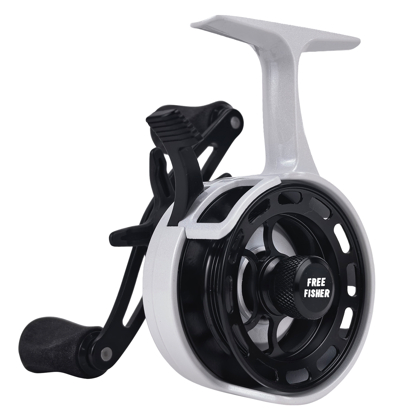 FREE FISHER Ice Fishing Reel Metal High Speed 3.2:1 Ultra Smooth Fishing Fly Wheel 3+1BB Portable Winter Fishing Raft Reel