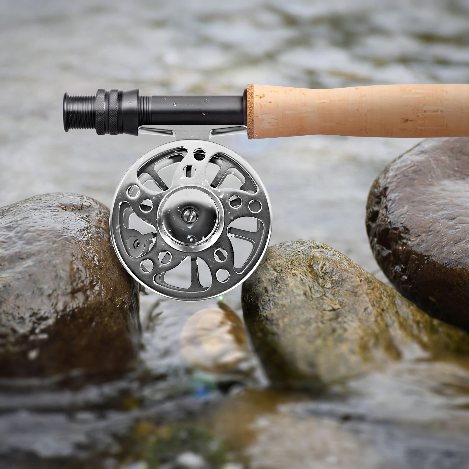 FREE FISHER Fly Fishing Reels,Aluminum Alloy Fly Reel,2+1BB Anti-Corrosion Bearings Ultra-Smooth Drag System CNC-Machined Wheel