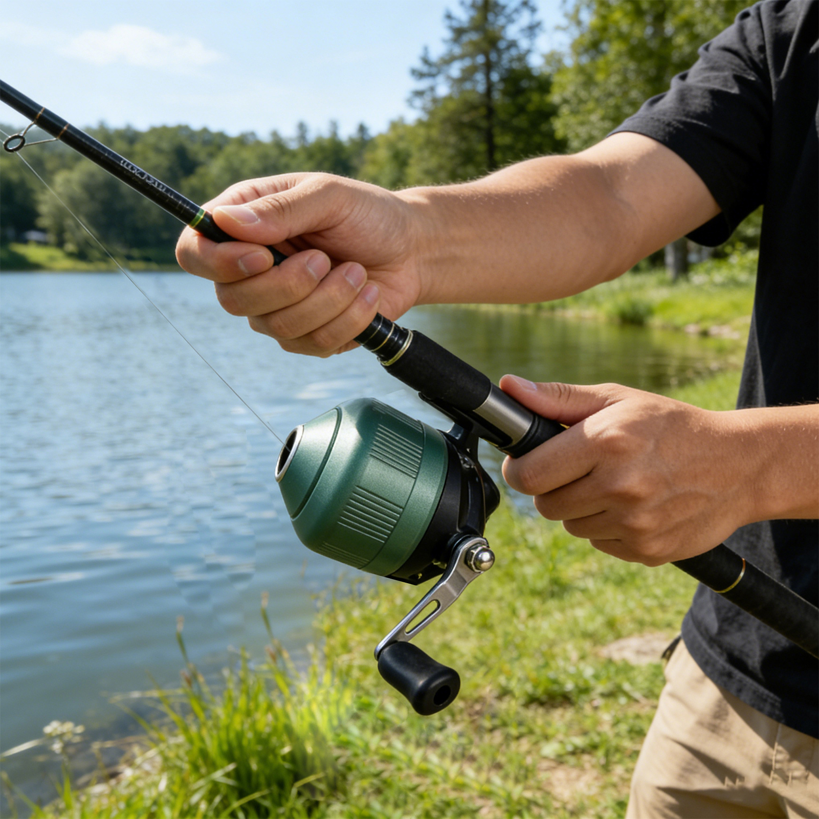 FREE FISHER Fishing Bait Casting Reel,Fishing Slingshot Wheel,2BB Speed Ratio 4.3:1 Metal Spincast Reel for Freshwater/Saltwater 