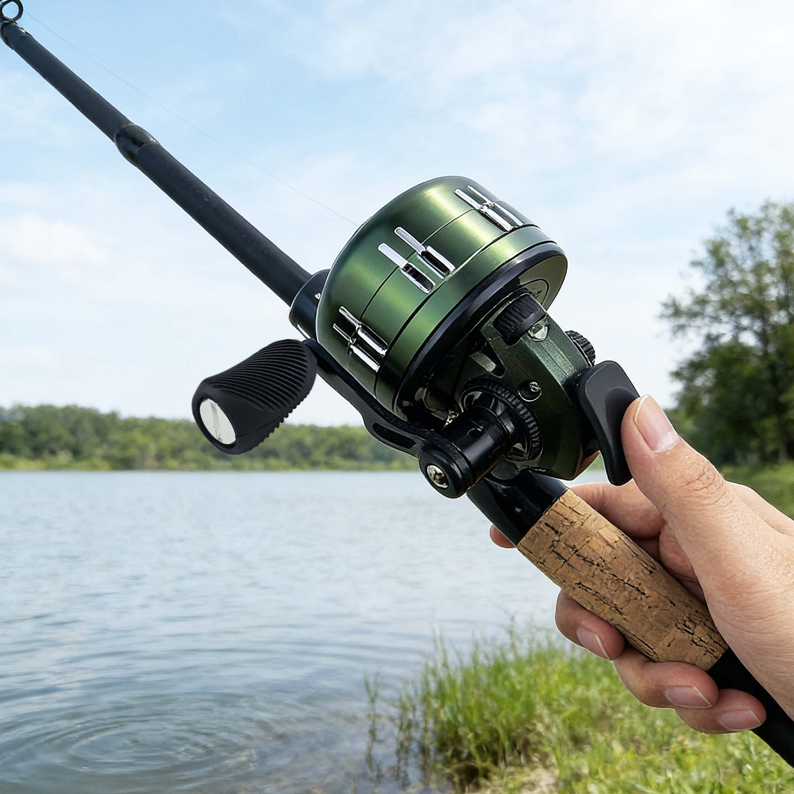 FREE FISHER Fish Shotting Reel,Full-Metal 7BB Gear Ratio 3.9:1 Fishing Bait Casting Wheel, CNC Alloy Spincast Reel,Spinning Reel