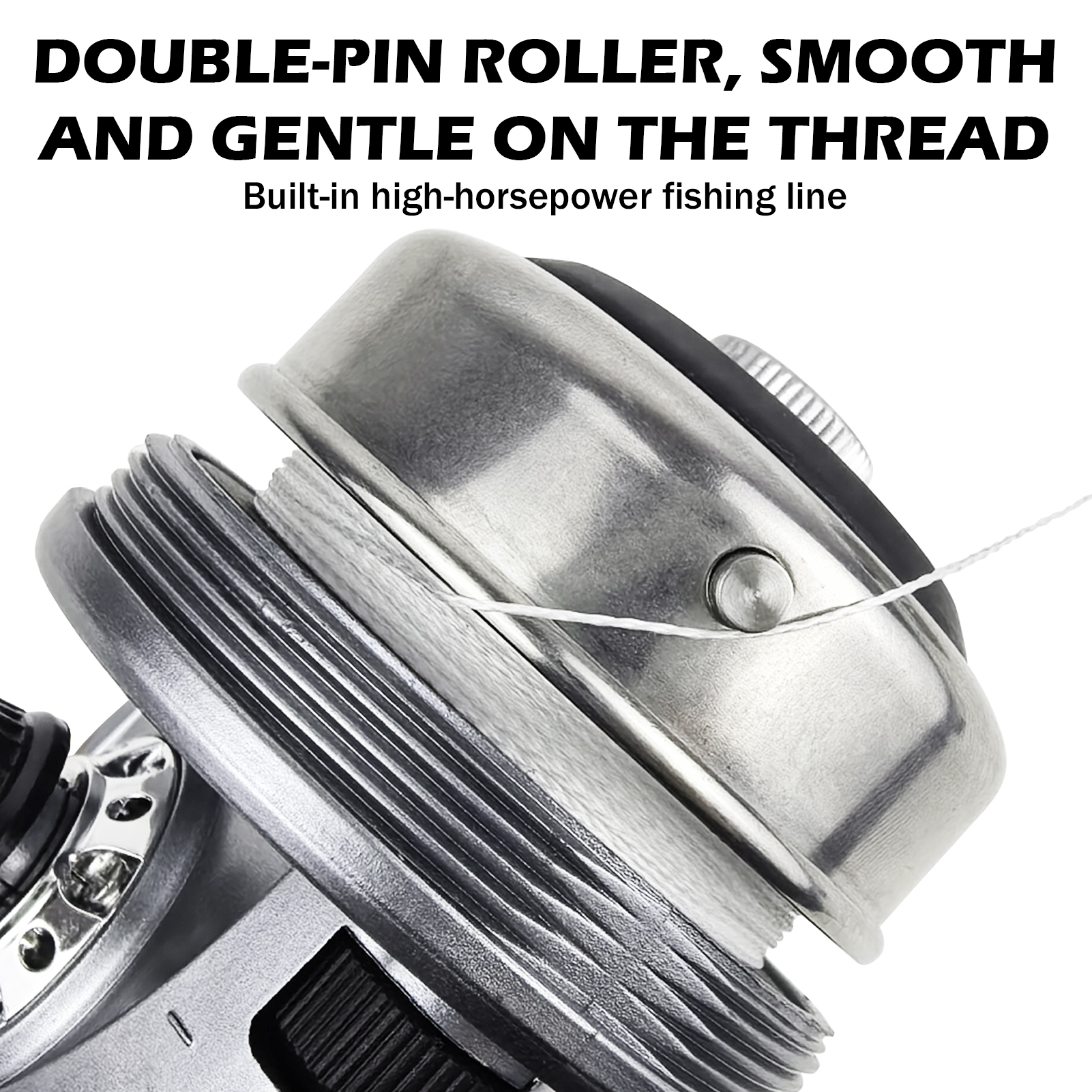 FREE FISHER Fish Shotting Reel,Metal Spool 3+1BB Spinning Reel,Gear Ratio 3.9:1 Fishing Bait Casting Wheel,Quality Spincast Reel 