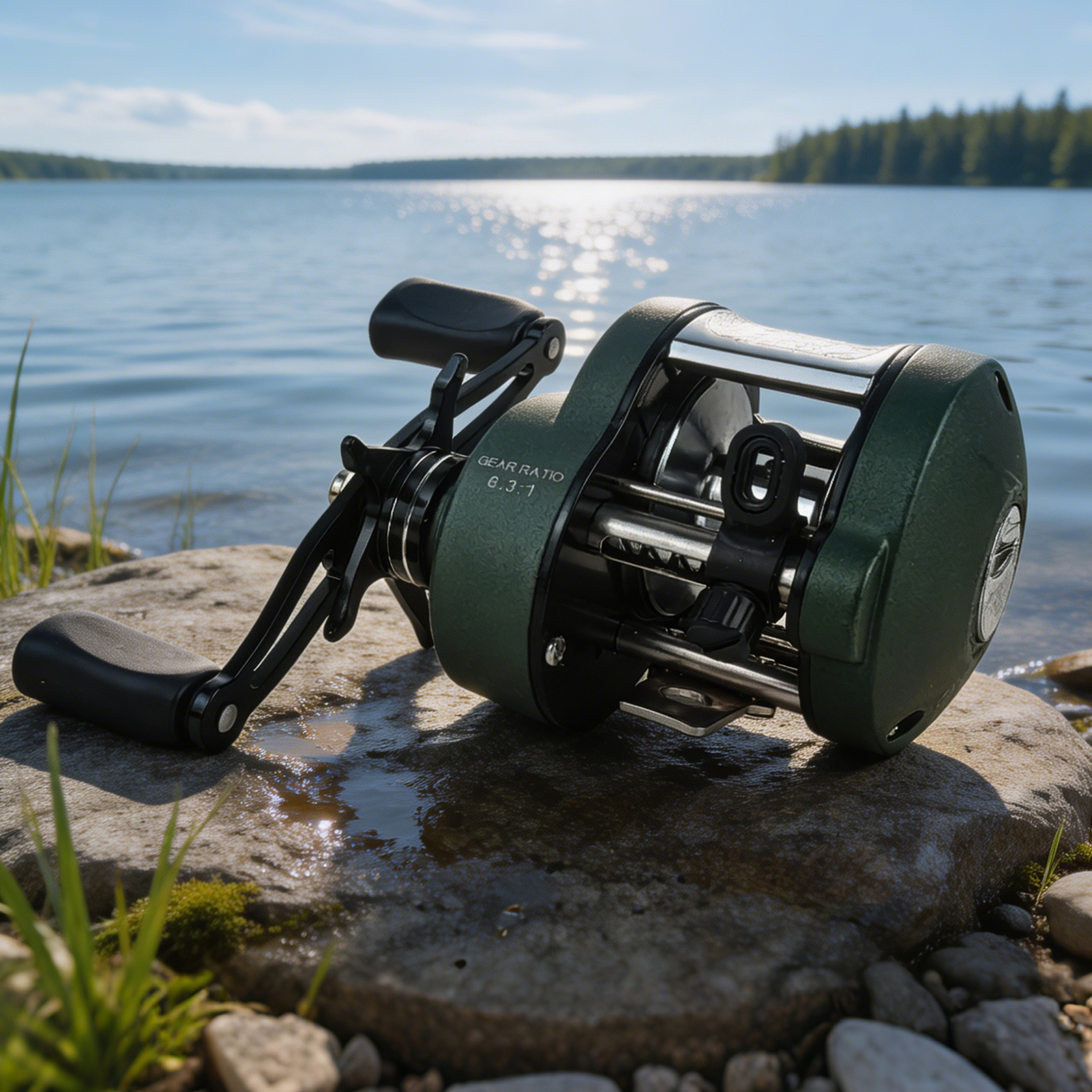 FREE FISHER Fishing Drum Reel,Gear Ratio 6.3:1 Max Drag 16KG Baitcasting Wheel,Trolling Long Casting 7+1BB Metal Spool Fish Reel 