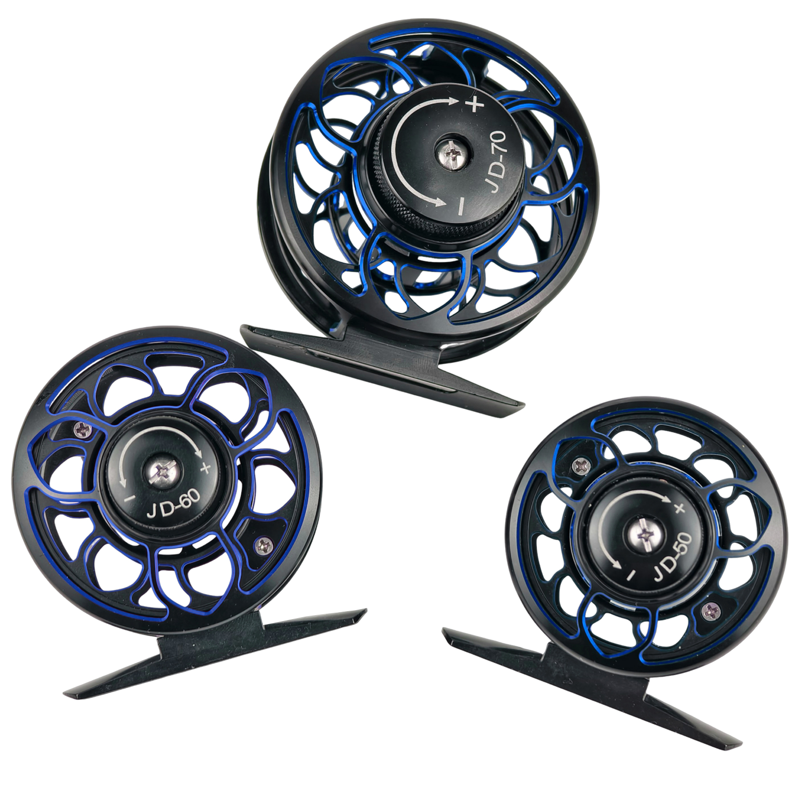 FREE FISHER Fly Fishing Reels,Ultralight Aluminium 50/60/70 2+1BB,All Metal  Fishing Fly Reel,CNC Machine System Casting Wheel  