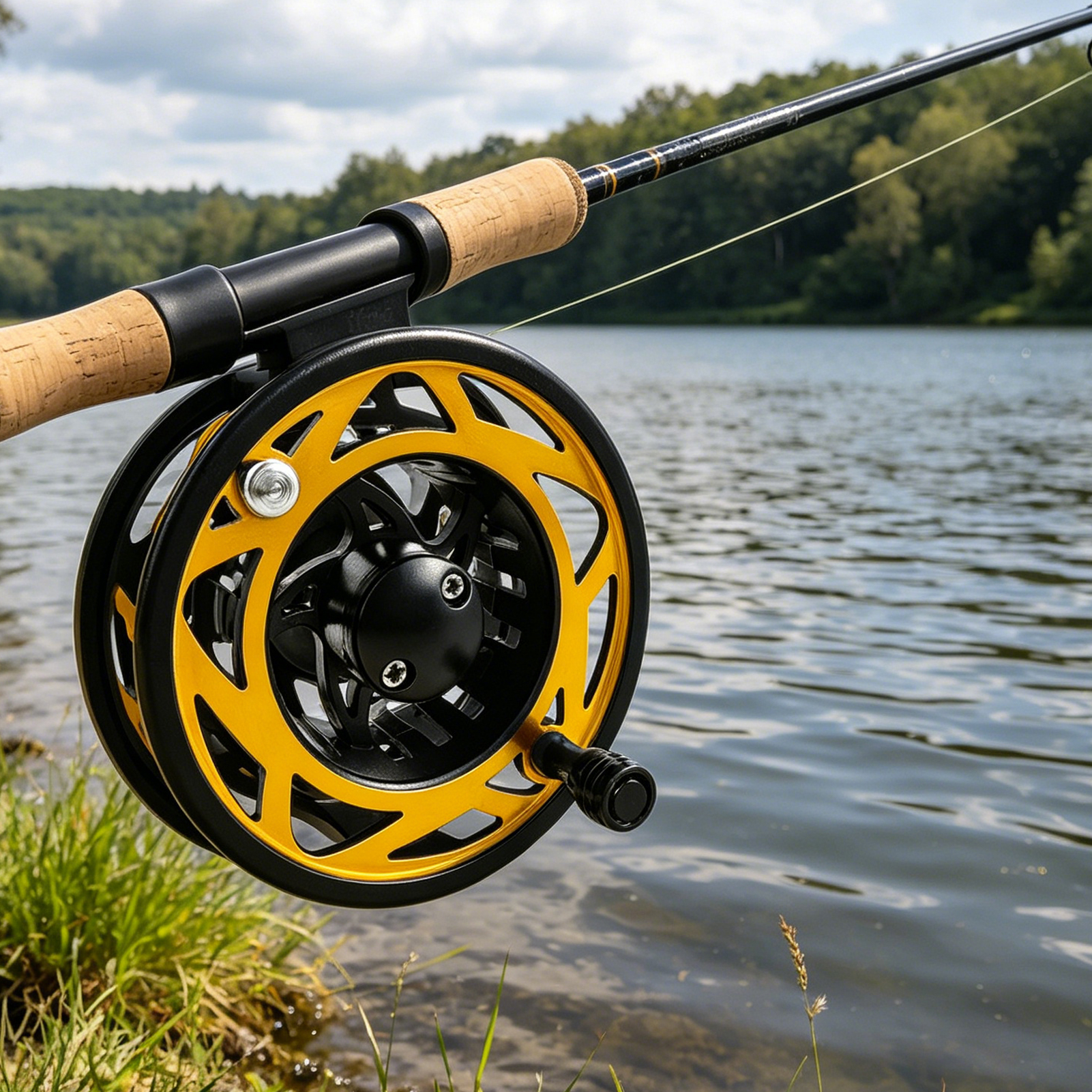 FREE FISHER Fly Fishing Reel,3/4WT 5/6 WT Aluminum Alloy Fly Wheels,2+1BB Carp Fishing Double-Color Metal Spool Freshwater Reels 