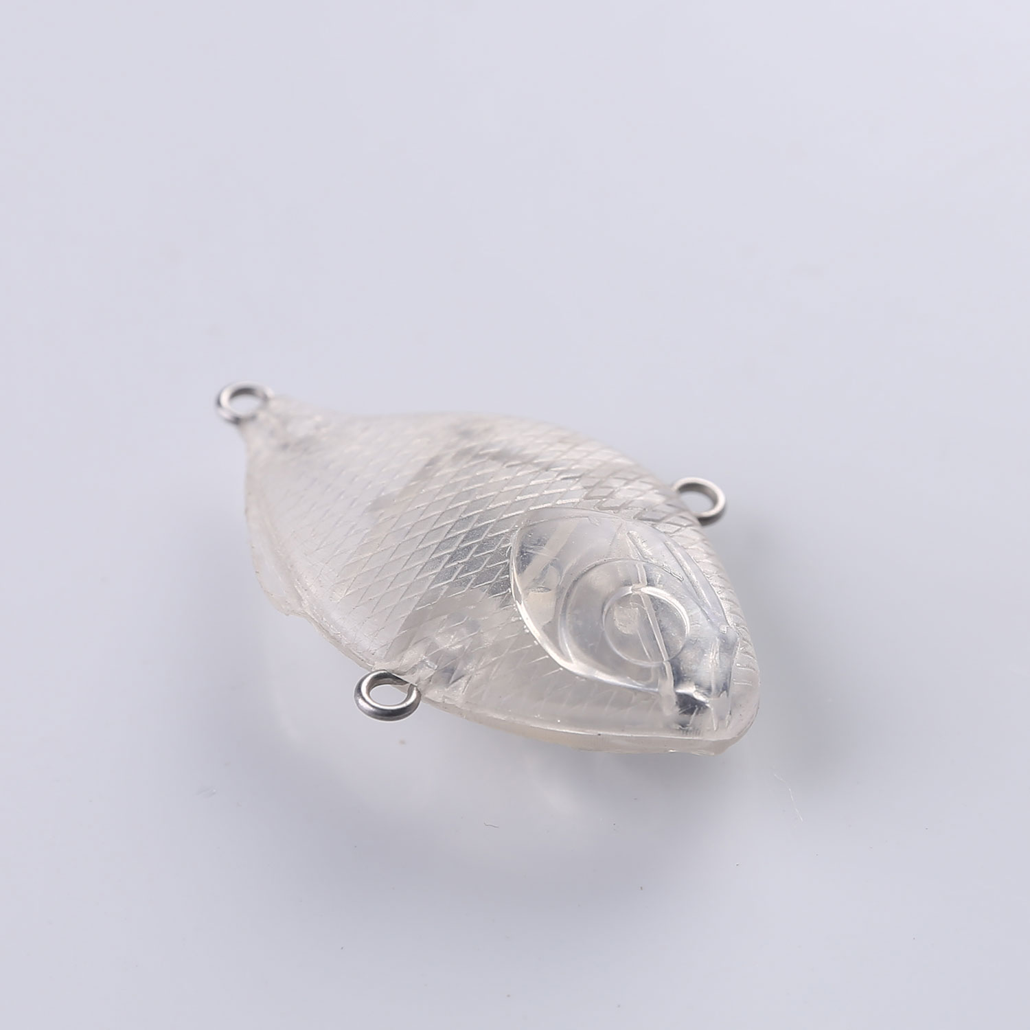 FREE FISHER 25pcs/Lot Fishing VIB Unpainted Lures Set 4.7cm 7.6g DIY Bait Embryo Vibration Blank Plastic Hard Wobbler Artificial Baits