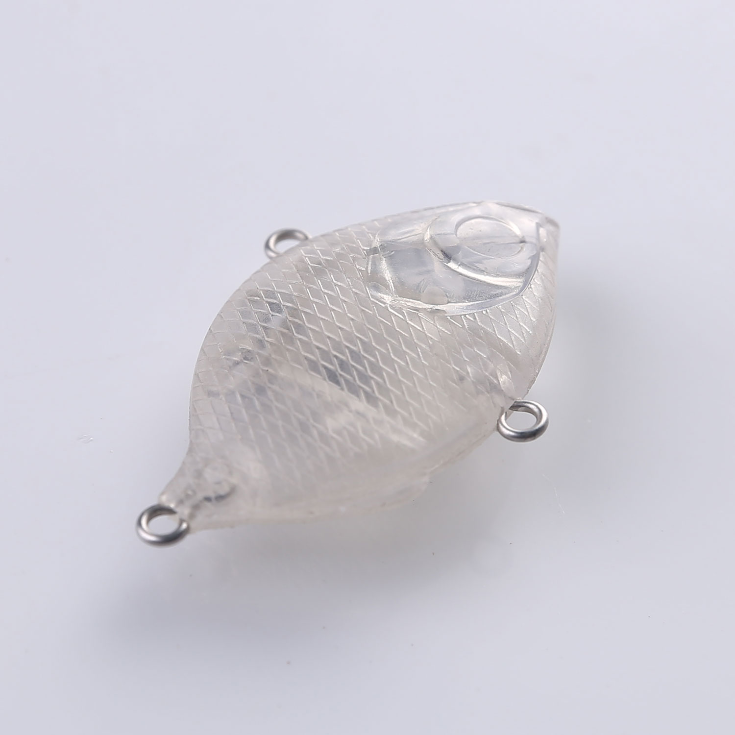 FREE FISHER 25pcs/Lot Fishing VIB Unpainted Lures Set 4.7cm 7.6g DIY Bait Embryo Vibration Blank Plastic Hard Wobbler Artificial Baits