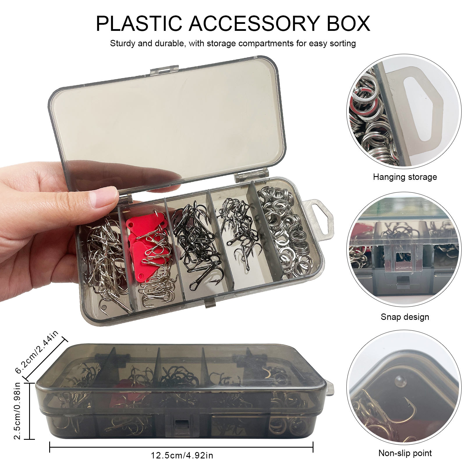 FREE FISHER Mixed Unpainted Lures Kit Fishing Blank Bait Embryo Crankbaits Minnows with Treble Hooks Laser Stickers Connectors Accessory Box