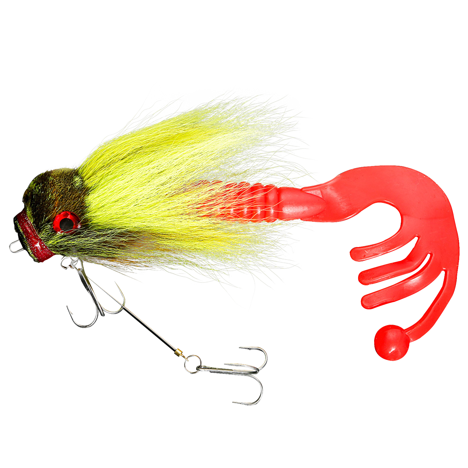 FREE FISHER 1pcs Multi Jointed Swimbait 21.5cm/83g Artificial Bait Fishing Soft Mouse Lure Hooks Saltwater Bucktai Hair Rat Baits for Pike Bass