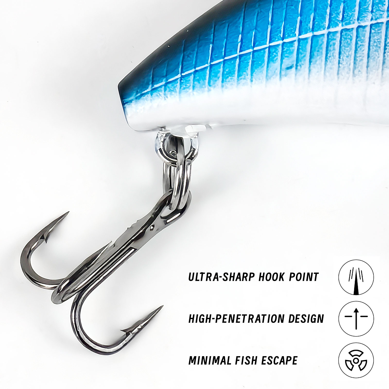 FREE FISHER 10pcs/Lot Fishing VIB Lures,Hard Vibration Lures,Swimbaits with Treble Hook 3D Eyes Artificial Baits for Bass Trout