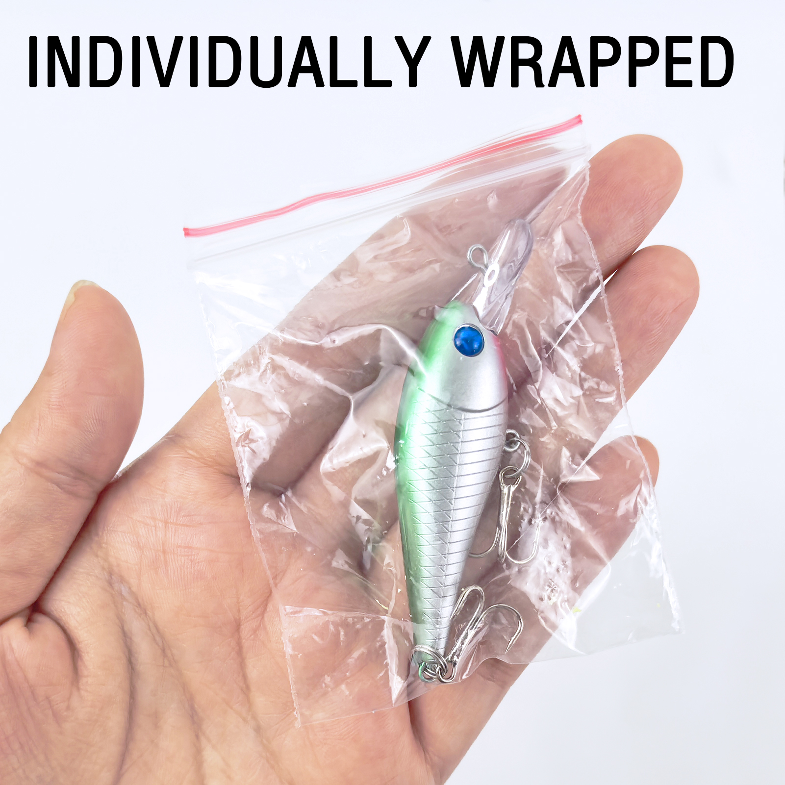 FREE FISHER Fishing Minnow Lures,10pcs/Lot Freshwater Hard Lures,Floating Fishing Swimbaits,Topwater Jerkbaits for Trout Bass