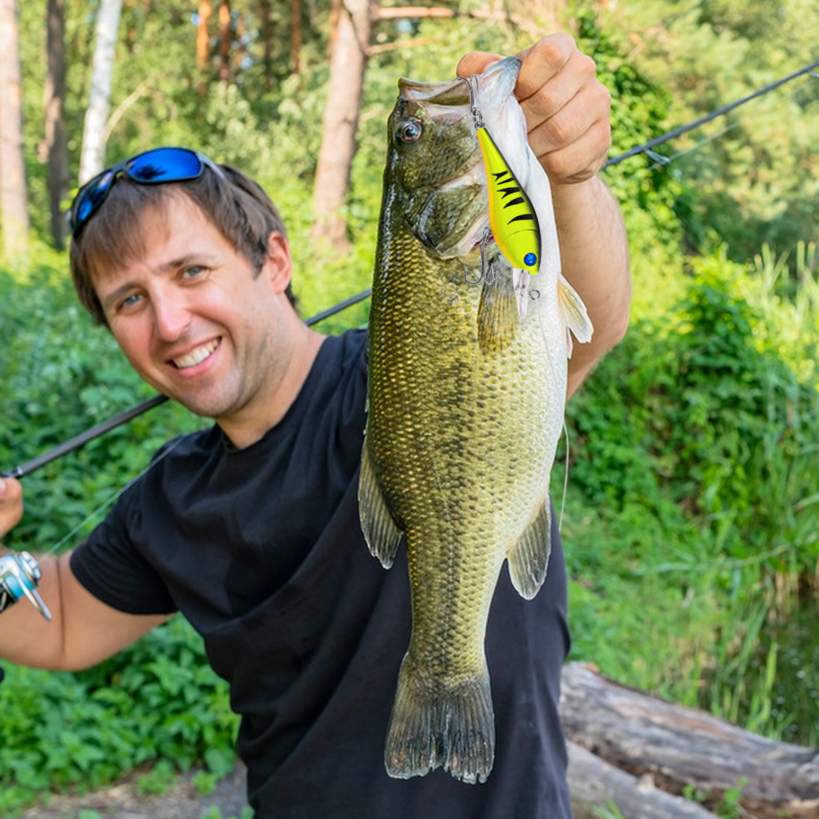 FREE FISHER Fishing Minnow Lures,10pcs/Lot Freshwater Hard Lures,Floating Fishing Swimbaits,Topwater Jerkbaits for Trout Bass