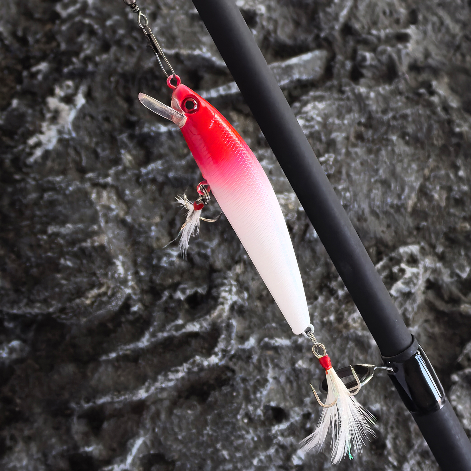 FREE FISHER 10Pcs/Lot 8.7cm/7.3g Fishing Lures,Jerkbait Minnow, Artificial WobblersHard Baits,Trolling Swimbaits for Pike Trout