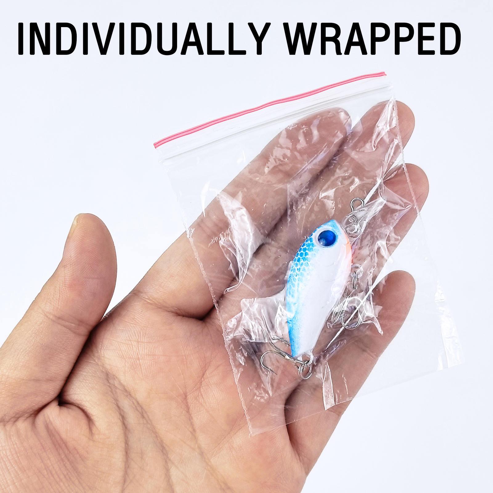 FREE FISHER Fishing Crankbaits,4.7cm/3.3g Topwater Hard Lures Kit,Micro Swimbait,Fishing Crappie Artificial Lures for Bass Trout(Pack of 10)