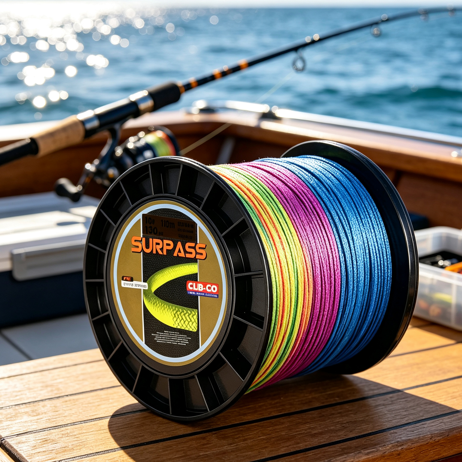 FREE FISHER 500m/546.8Yards Fishng PE Braid Line,Super Strong Multifilament Multicolor 16X Braided Line,Saltwater Fish Net Wire