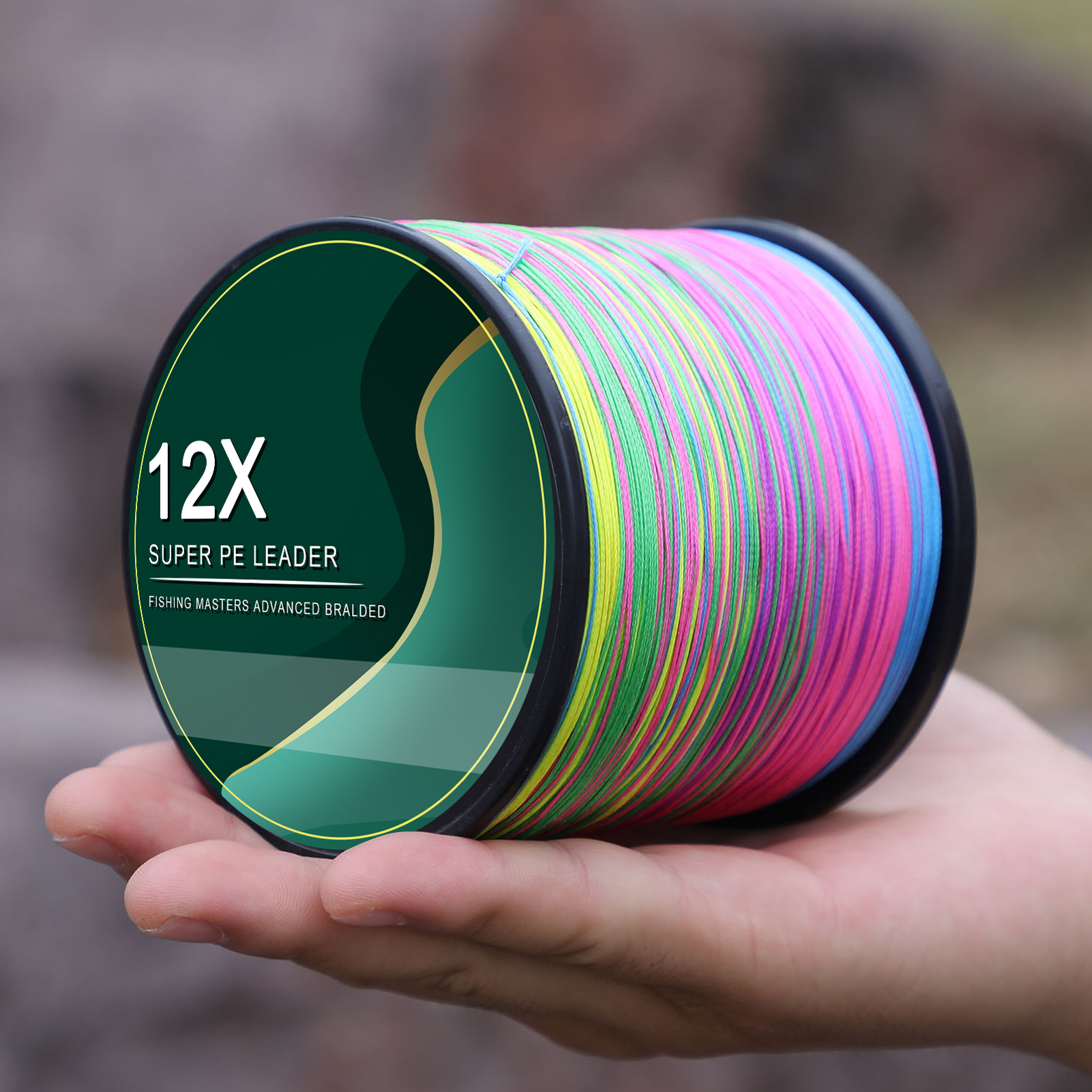 FREE FISHER 12 Strands Fishing Braid Line Strong 500M PE Braided Line Multicolor Multifilament Trolling Sea Fishing Net Line Kite Wire Pesca