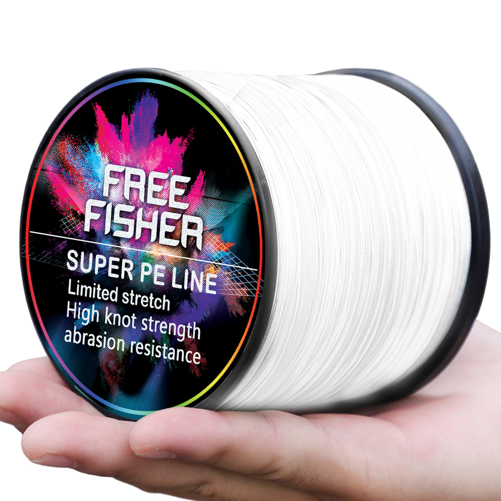 FREE FISHER PE Brain Line,12 Strands 500M/1000M Fishing Line,Strong X12 Fishing Braided Wire,Multifilament Carp Fishing Line