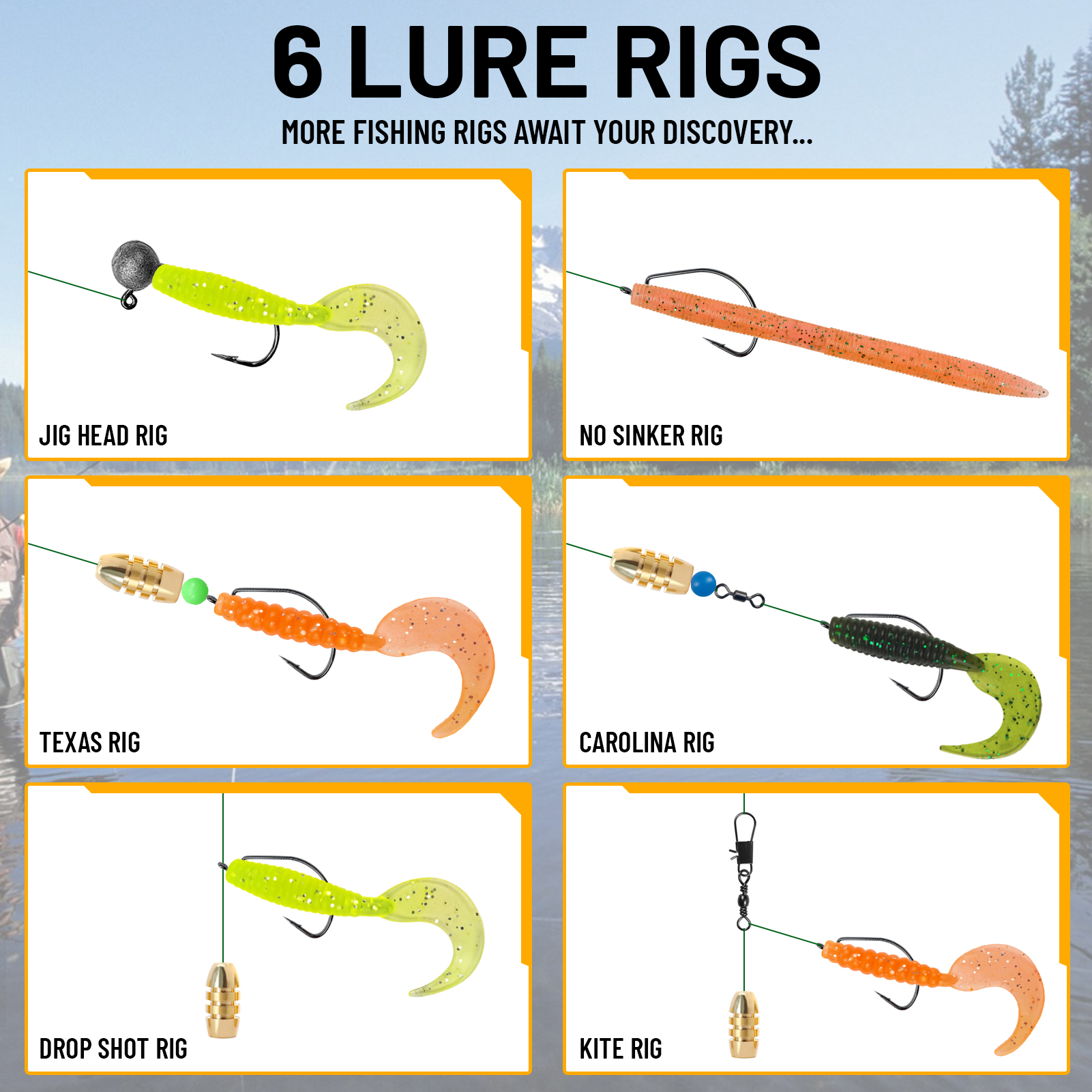 FREE FISHER 114pcs/Lot Fish Lures Kit,Baits Accessories,Soft Lure Jig Hooks,Fishing Weights Sinkers,Sea Fishing Tackle Gear Box 