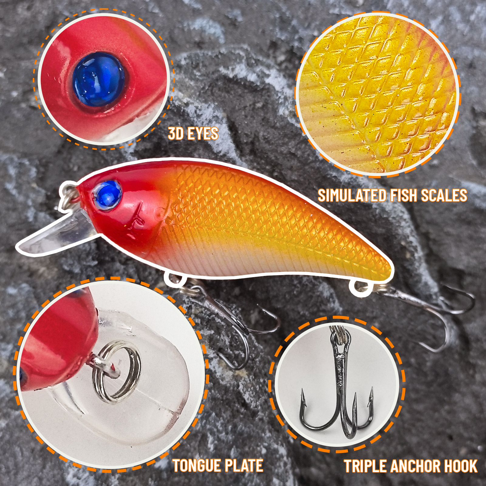 FREE FISHER 114pcs/Lot Fish Lures Kit,Baits Accessories,Soft Lure Jig Hooks,Fishing Weights Sinkers,Sea Fishing Tackle Gear Box 