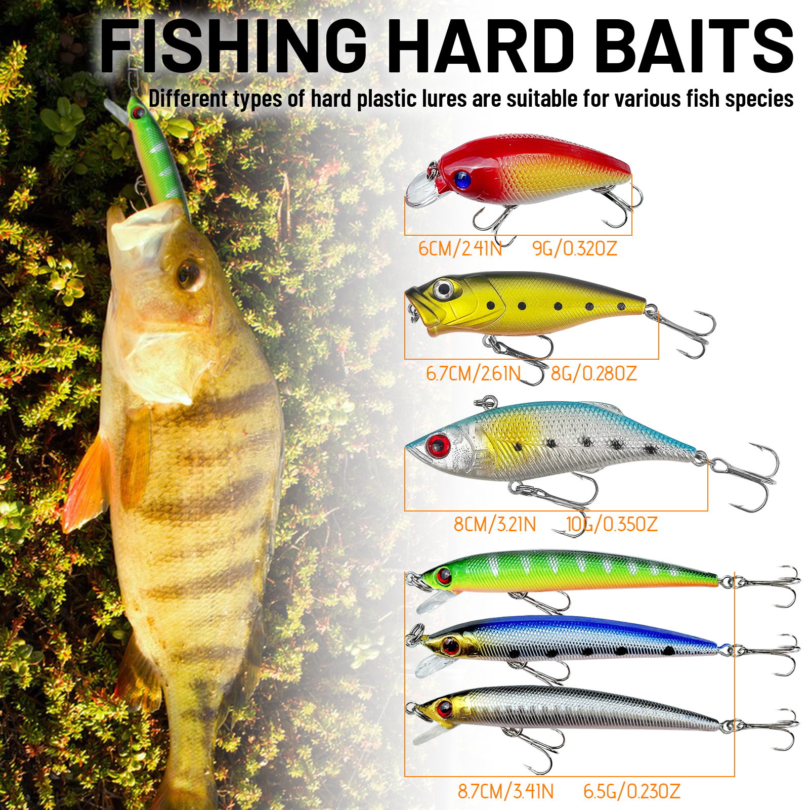 FREE FISHER 114pcs/Lot Fish Lures Kit,Baits Accessories,Soft Lure Jig Hooks,Fishing Weights Sinkers,Sea Fishing Tackle Gear Box 