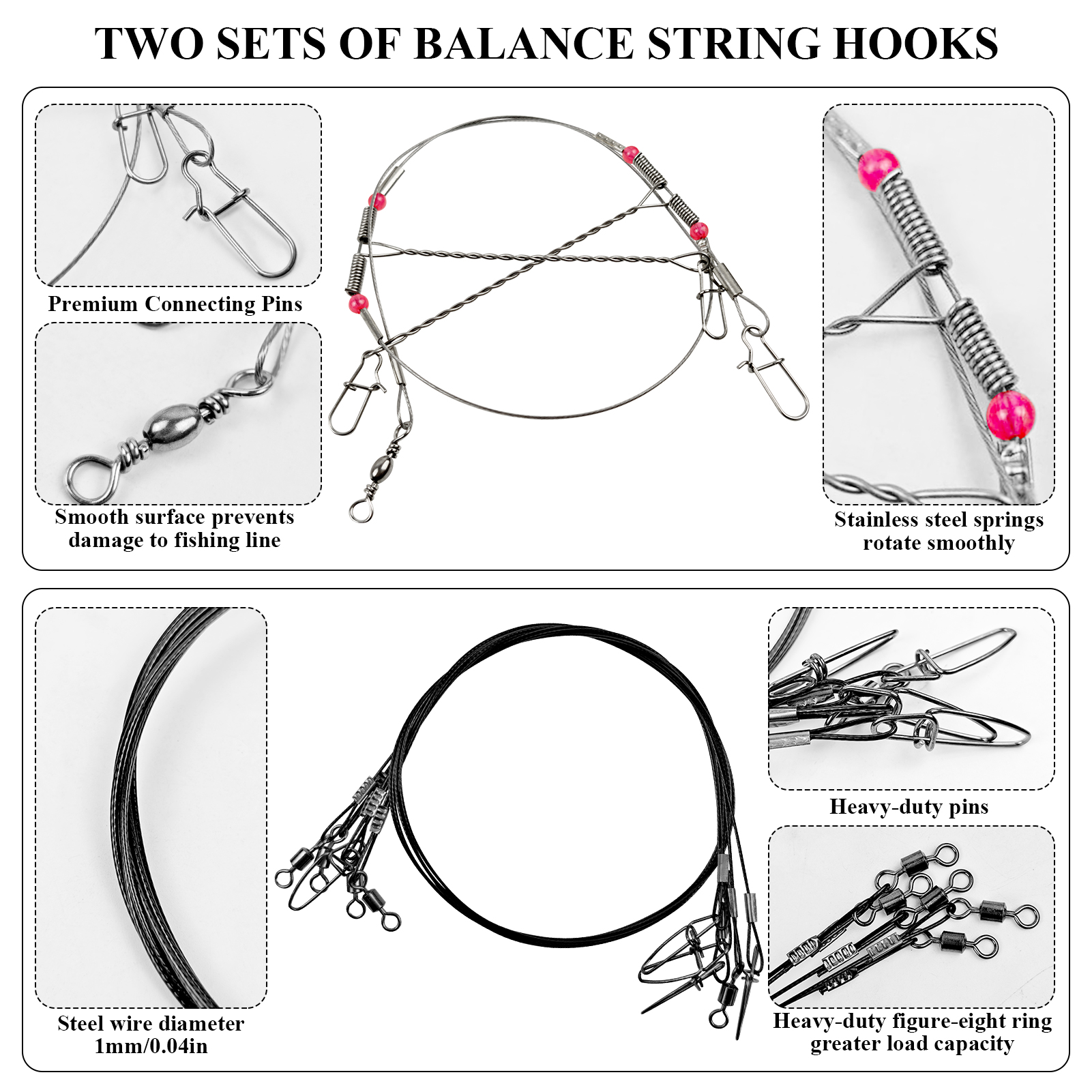 FREE FISHER 234pcs/Box Sea Fishing Kit Baits Crank Hooks Swivels Beads Fishing Weights Sinkers Steel Leader Line Spoons Trolling Accessories Set