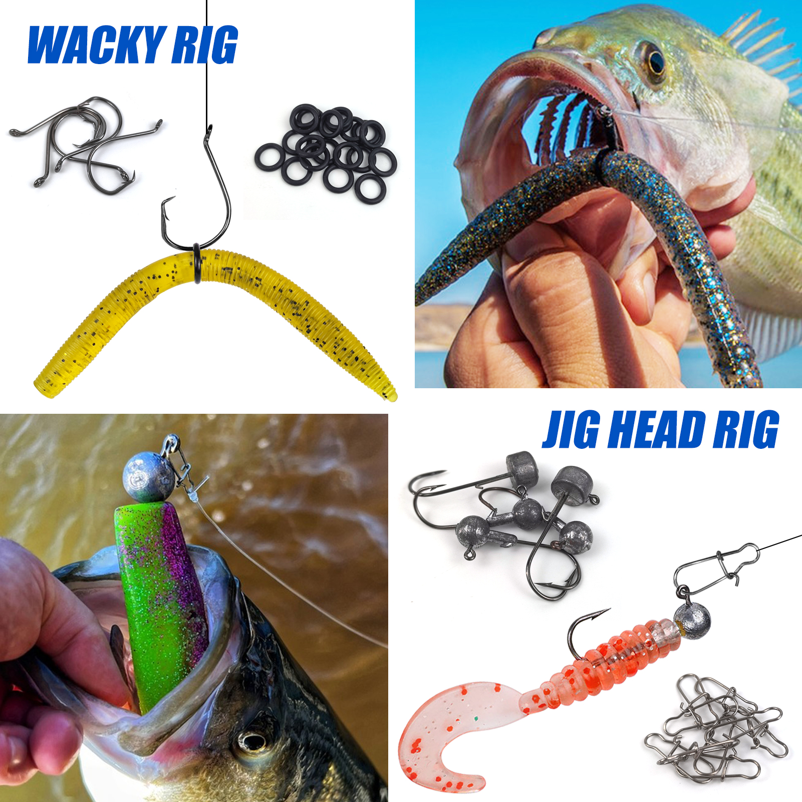 FREE FISHER 269pcs/Set Sea Fishing Accessoy Kit Hooks Swivels Beads Unhooker Trolling Fishing Sinkers Leader Line Spoons Space Beans with PP Box