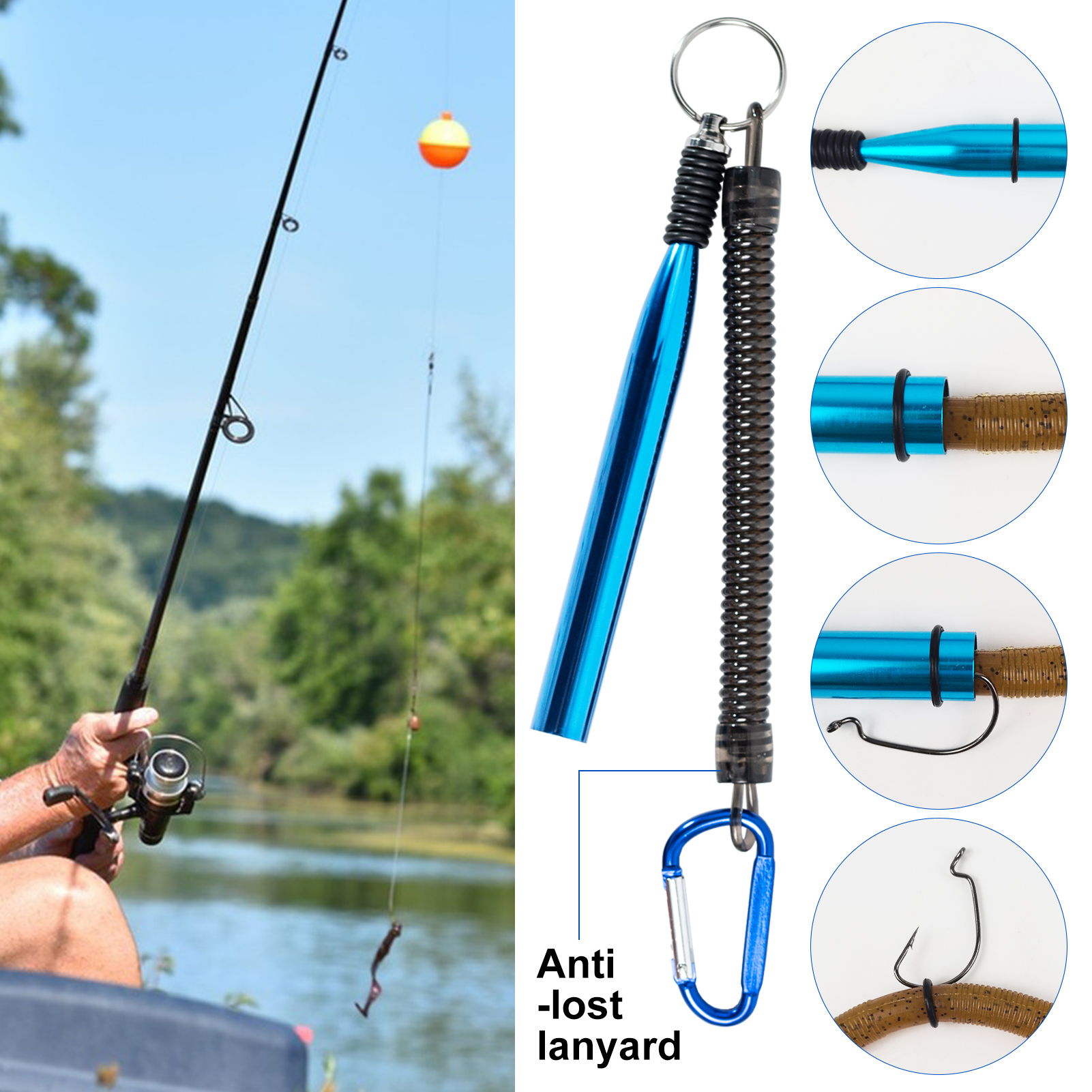 FREE FISHER 269pcs/Set Sea Fishing Accessoy Kit Hooks Swivels Beads Unhooker Trolling Fishing Sinkers Leader Line Spoons Space Beans with PP Box