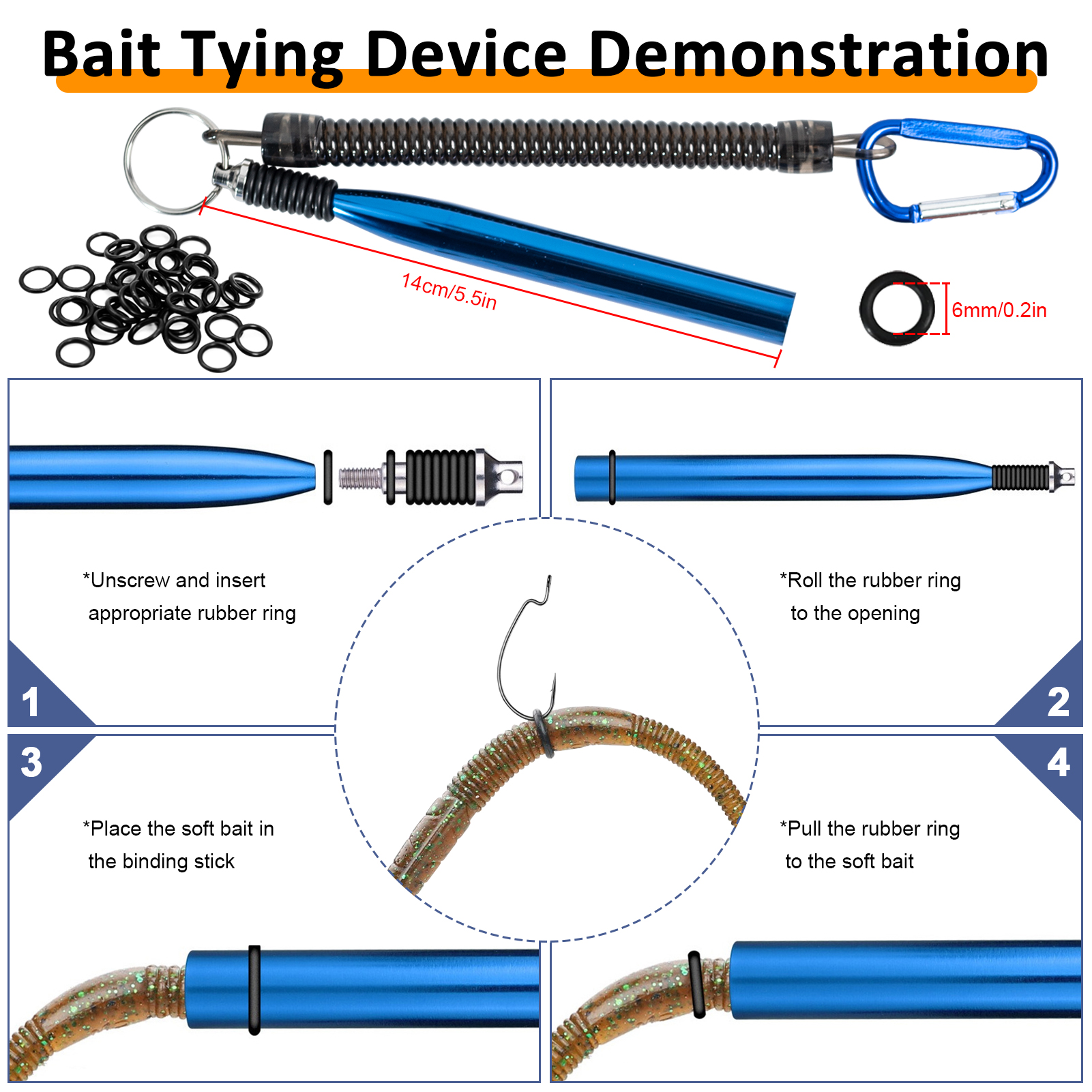 FREE FISHER 134pcs/Lot Soft Lures Set Worms Hooks Fishing Weights Sinker Bait Tying Tools for Freshwater/Saltwater Swimbaits Fishing Tackle Box