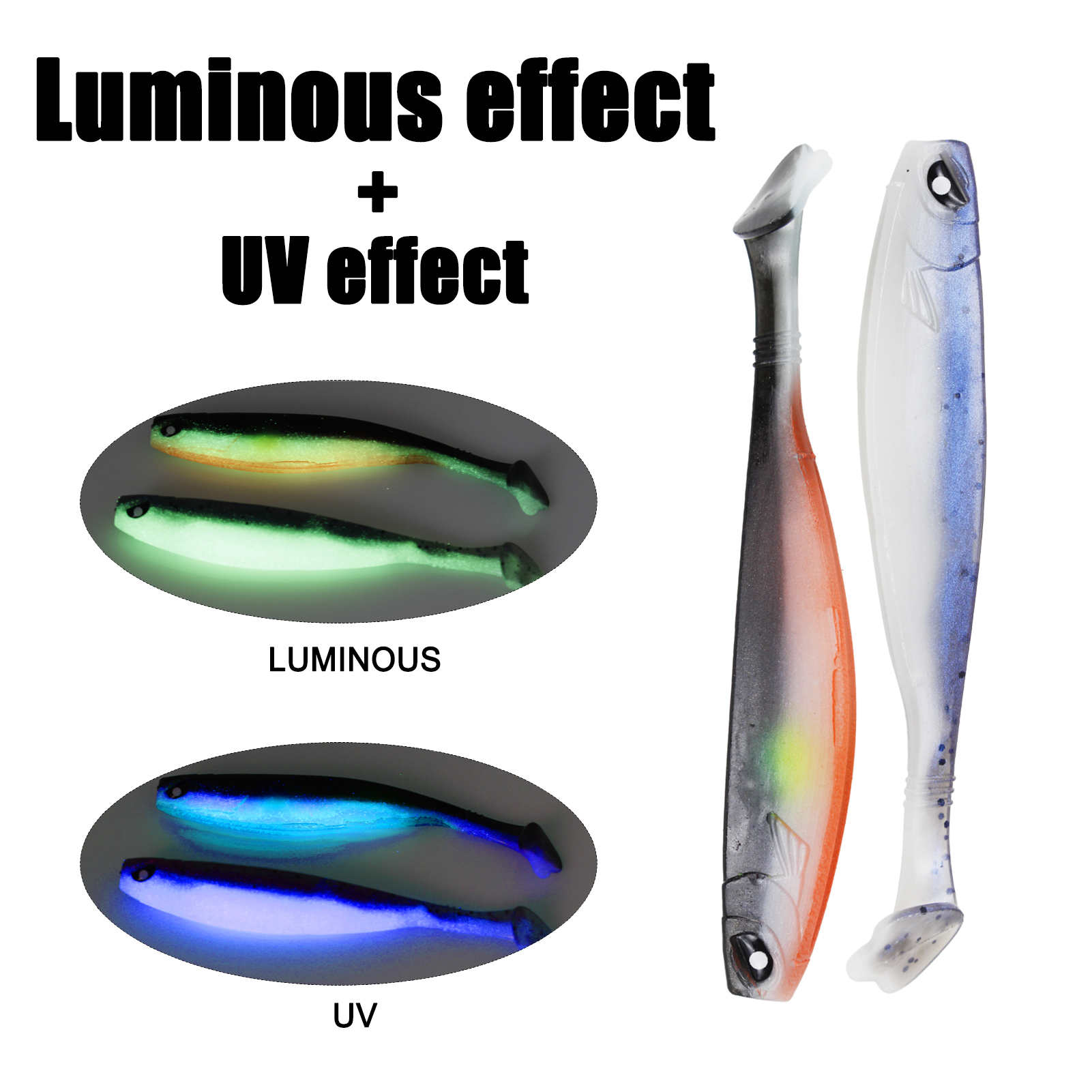 FREE FISHER 128pcs/Box Fishing Baits Kit  Glow Soft Lures Fishing Weights Aritificial Baits Jigs Hooks Space Beans Swivels Beads Swimbaits Set