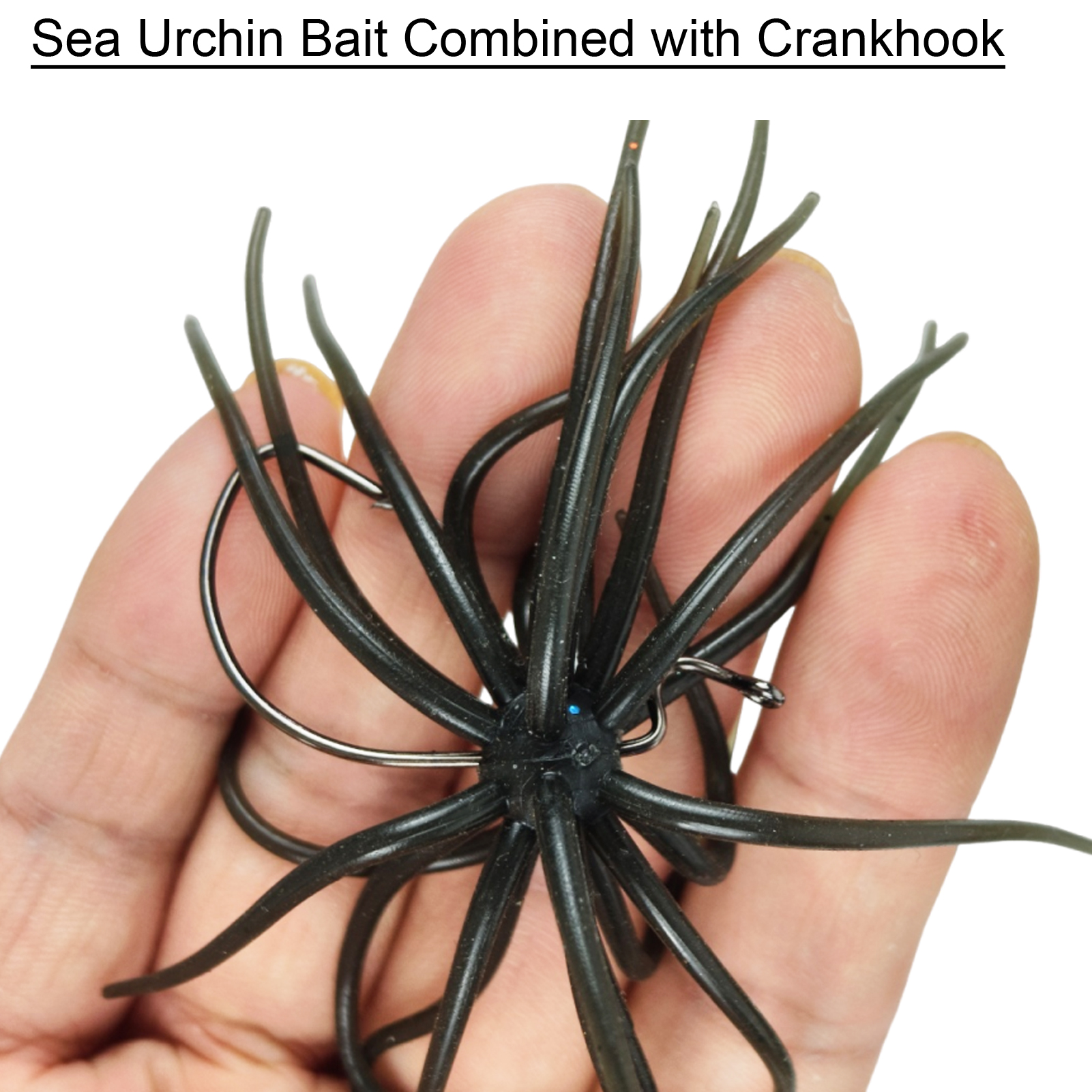 FREE FISHER 114pcs/Boxt Soft Worm Lures Kit,Sea Urchin Bait with Jig Head Hooks,Double-Side Fish Tackle Box,Tail Grubs Swimbaits