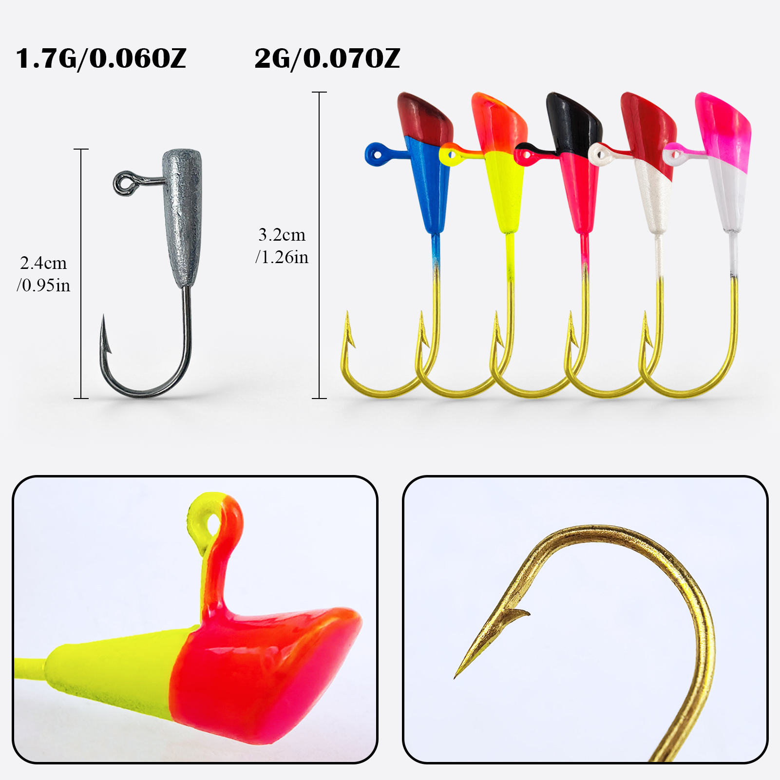 FREE FISHER 201pcs/Box Soft Lures Kit,Split Tail Grub Baits with Jig Head Hooks, EVA Floats Fishing Weights Fish Tackle Gear Box