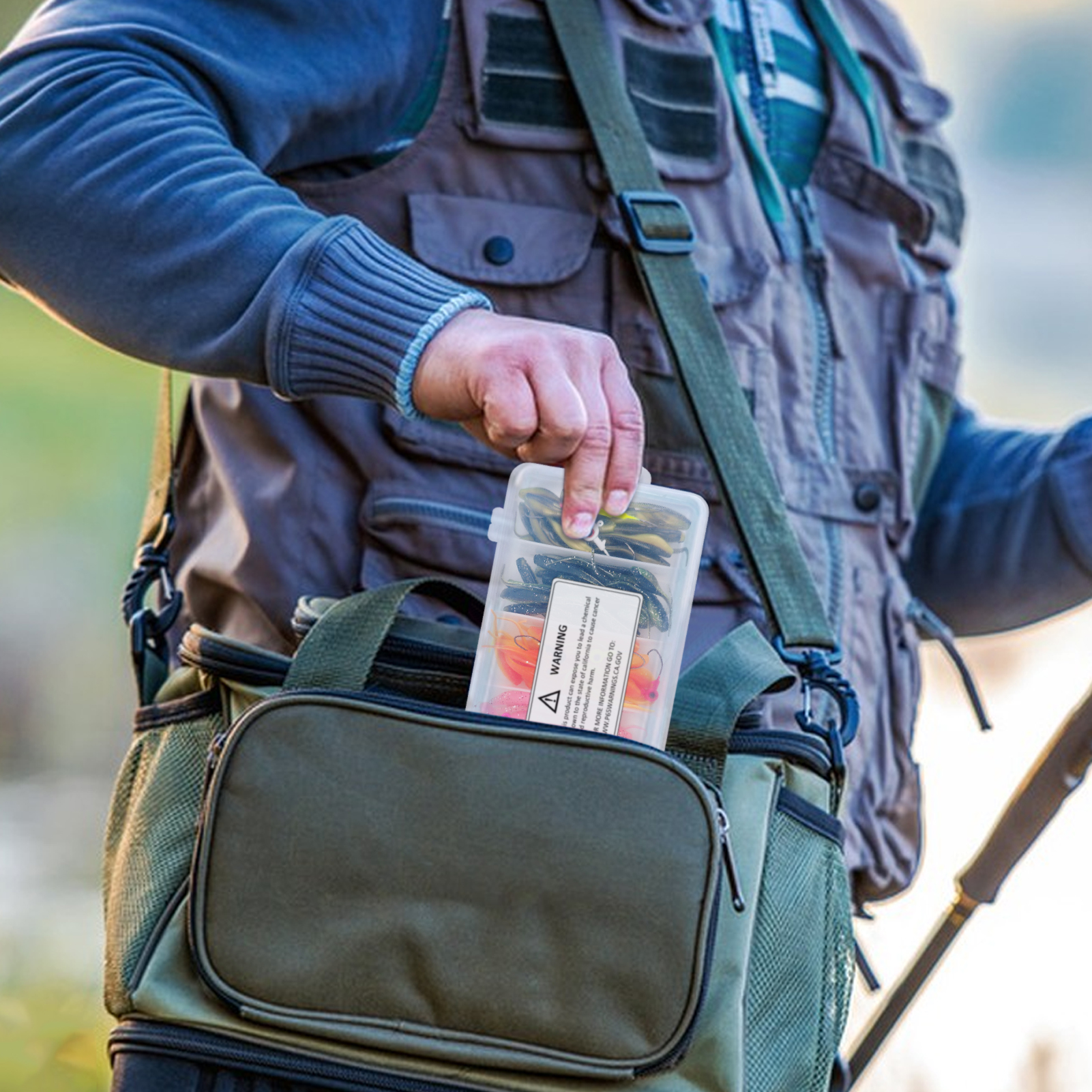 FREE FISHER 140pcs/Box Crappie Swimbait Wobblers with Jig Hooks,5cm 0.9g Soft Big Belly Artificial Baits,Tadpole Worm Lures Kit