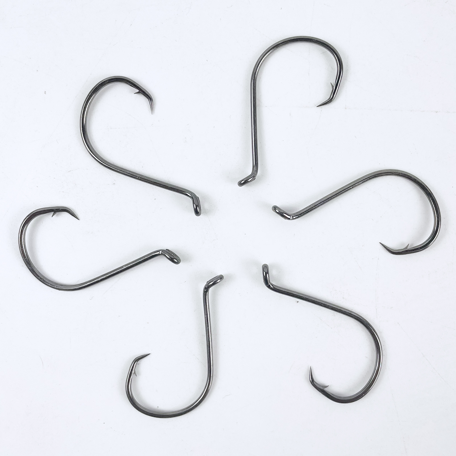 FREE FISHER 100pcs/Lot 7384 Fishing Hooks Kit,High Carbon Steel Black Sports Circle Hooks,Fishing Wrom Bait,1#-10/0# Fishhooks