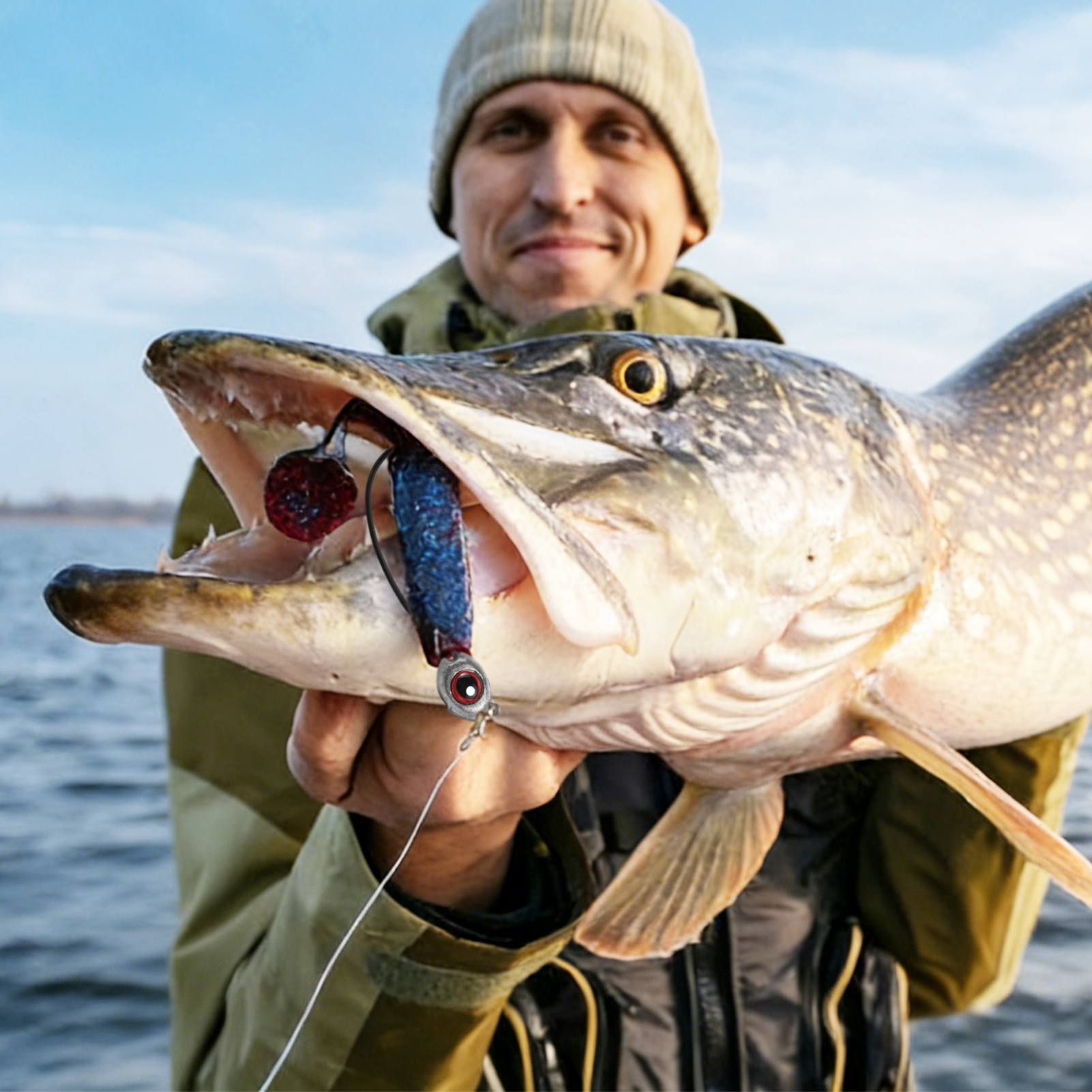 FREE FISHER 15pcs/Box Fish Eye Swimbaits,3.5g/5g/7g/10g Ned Rigs Jig Heads,Worm Crankhook,Texas Rig Fishing Sinkers Weights 