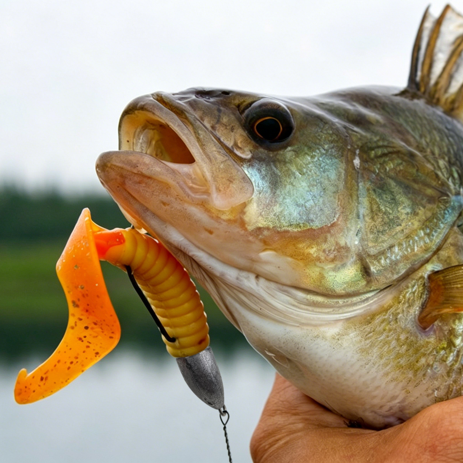 FREE FISHER 15pcs/Lot Jig Head Crankhook,3/16oz,1/4oz,3/8oz,1/2oz Fishing Weights Worm Hooks,Die-Casting Swimbait Sinkers Rigs 
