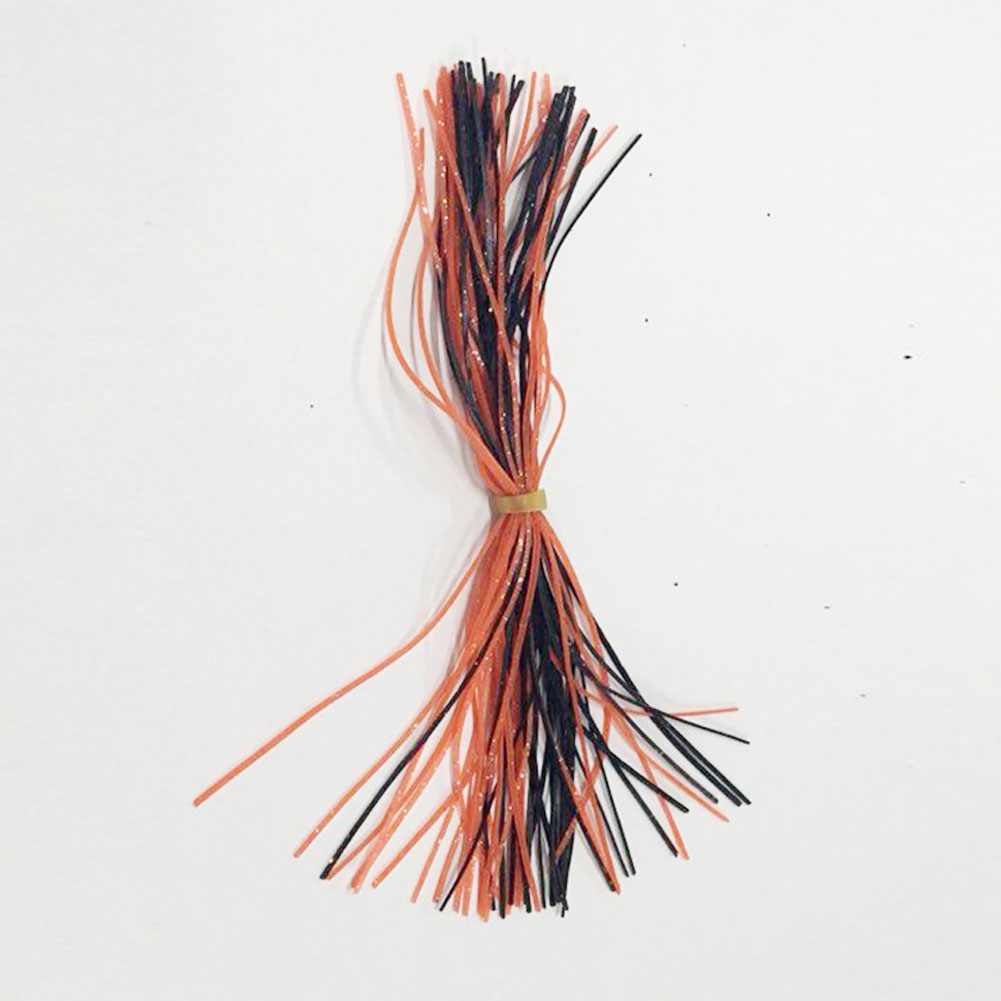 FREE FISHER 6 Bundles/Set Silicone Fishing Line Skirts for Spinnerbait Buzzbait Frogs 13cm Rubber Wires for DIY Lures/Baits Assorted Colors