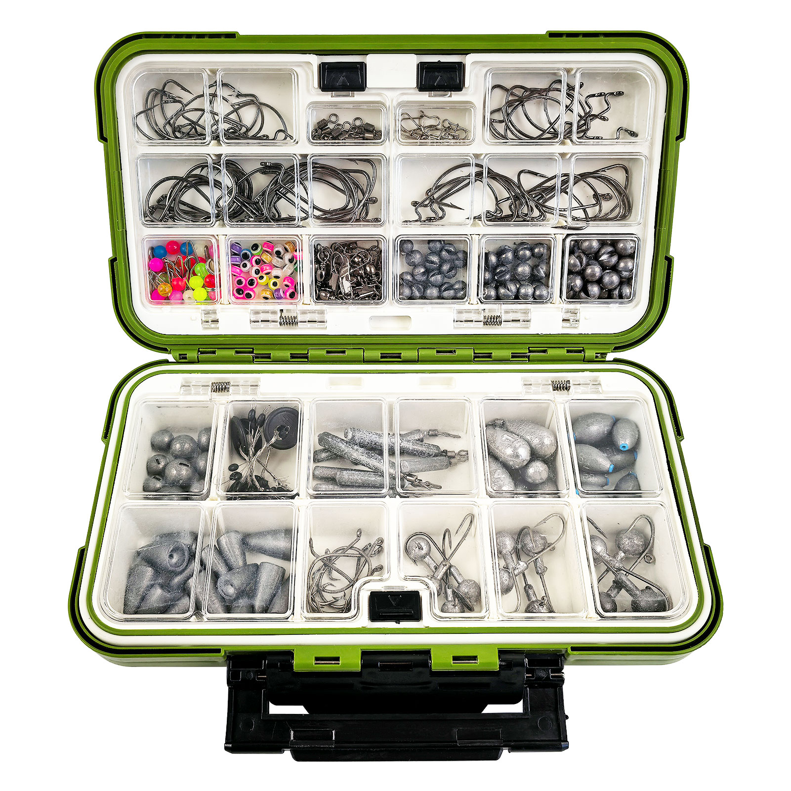 FREE FISHER 306pcs Fishing Weights Set Mixed Lead Sinkers Crank Jig Ho