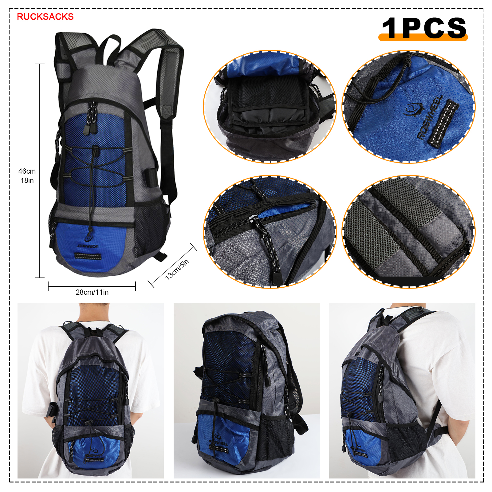 FREE FISHER 311pcs Fishing Soft Lures + Backpack Fishing Weights Hooks Hard Baits Beads Swivels Metal Spoon Spinnerbaits Fish Tackle Box Kit