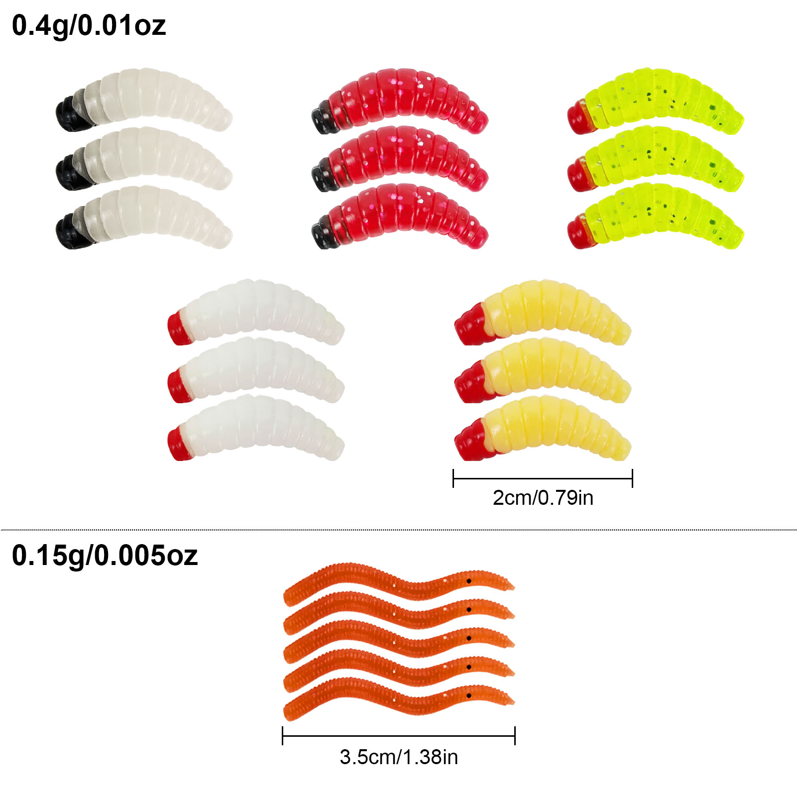 FREE FISHER 85pcs/Lot Ice Fishing Jigs Kit,Luminous Jig Head Hooks,Sinking Metal Vibration Lures,Assorted Trout Worm Swimbaits